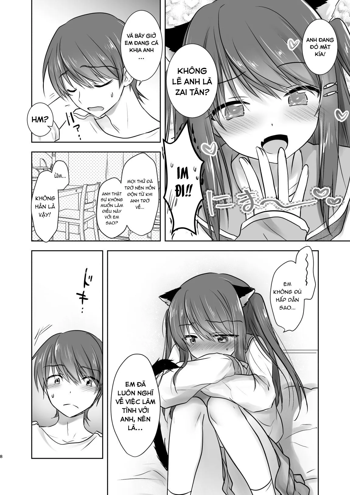 HentaiVN.net - Ảnh 6 - Cô em gái tôi đã biến thành Succubus với sự chấp thuận của gia đình tôi đã làm tình với em ấy [Imouto ga Succubus ni Natta node Oya Kounin de Sex Shimasu] - Oneshot