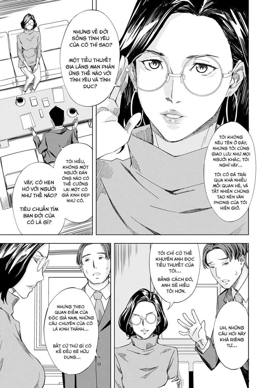 HentaiVN.net - Ảnh 3 - Huấn luyện nữ nhà văn thành búp bê tình dục. [Joryuu Sakka Saimin Ningyou;Female Author Hypnotic Doll] - Oneshot