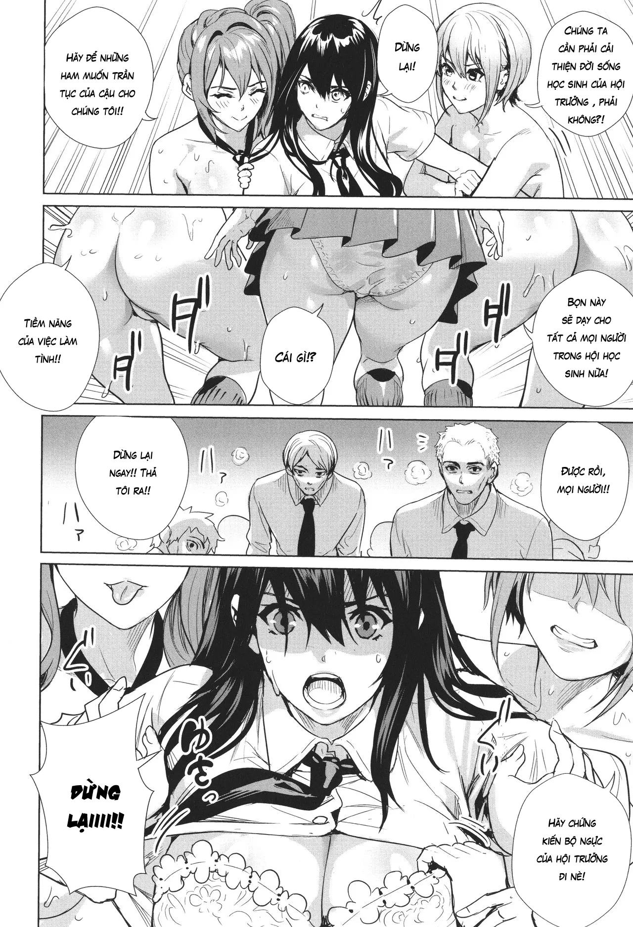HentaiVN.net - Ảnh 12 - Seikatsubu e Youkoso [JK Genkai Koubi ~Goui Sounyuu de Bachibachi Nikuana-ka~;Seikatsubu e Youkoso Chuuhen] - Chap 3(Final)
