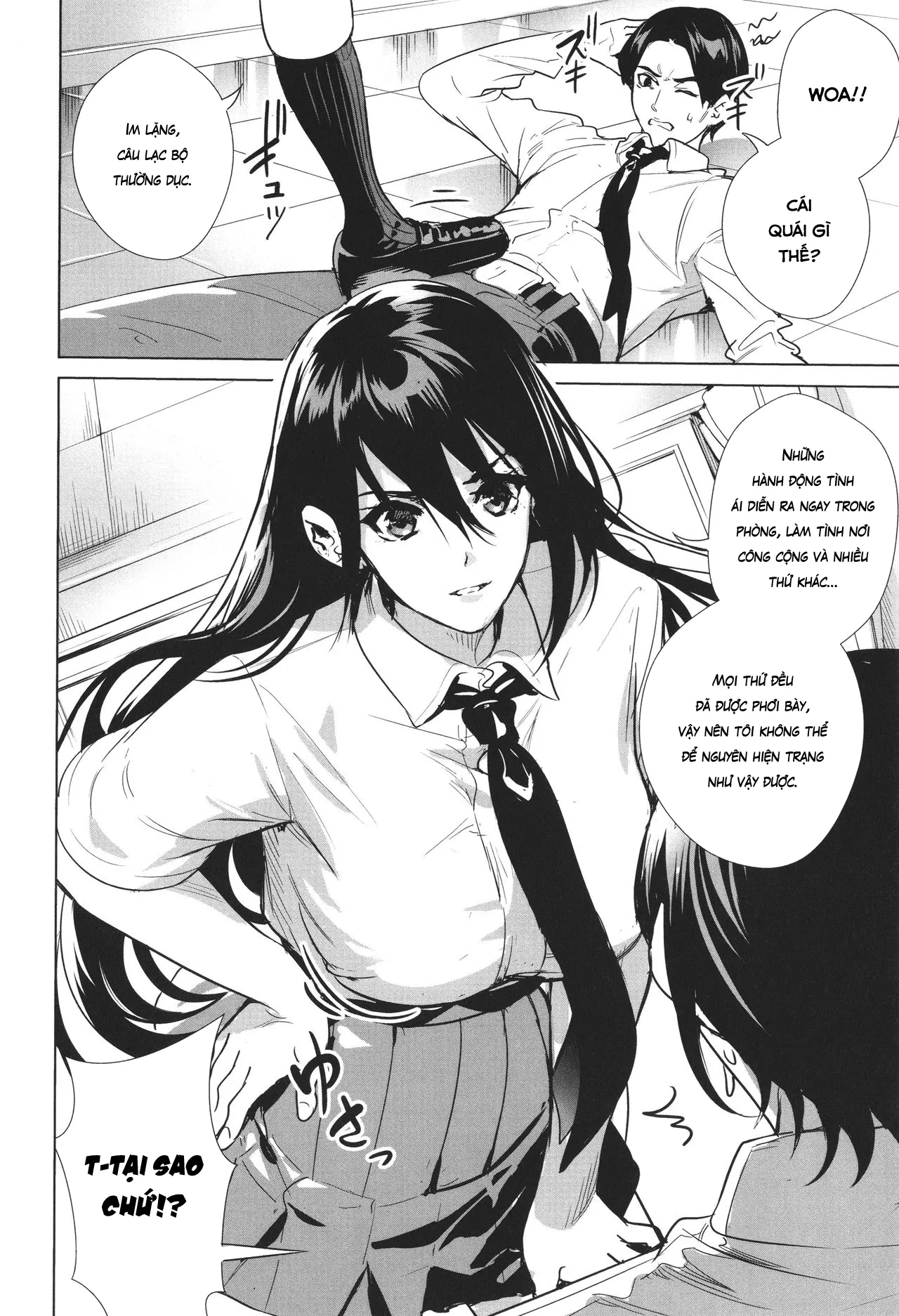 HentaiVN.net - Ảnh 4 - Seikatsubu e Youkoso [JK Genkai Koubi ~Goui Sounyuu de Bachibachi Nikuana-ka~;Seikatsubu e Youkoso Chuuhen] - Chap 3(Final)