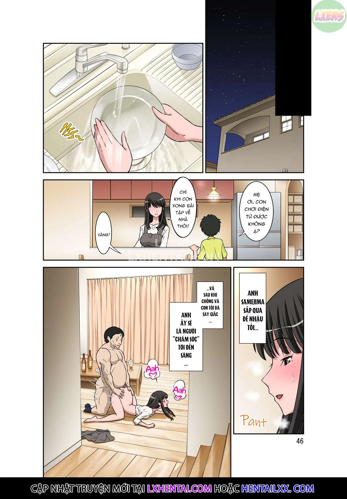 HentaiVN.net - Ảnh 48 - Cô Vợ Hư Hỏng Dưới Kế Hoạch NTR Của Sajima - Oneshot