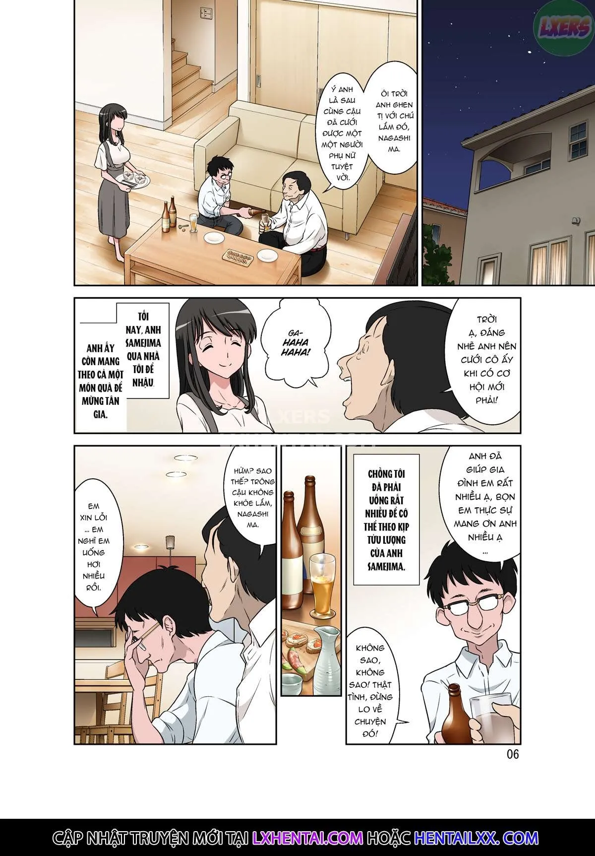 HentaiVN.net - Ảnh 8 - Cô Vợ Hư Hỏng Dưới Kế Hoạch NTR Của Sajima - Oneshot