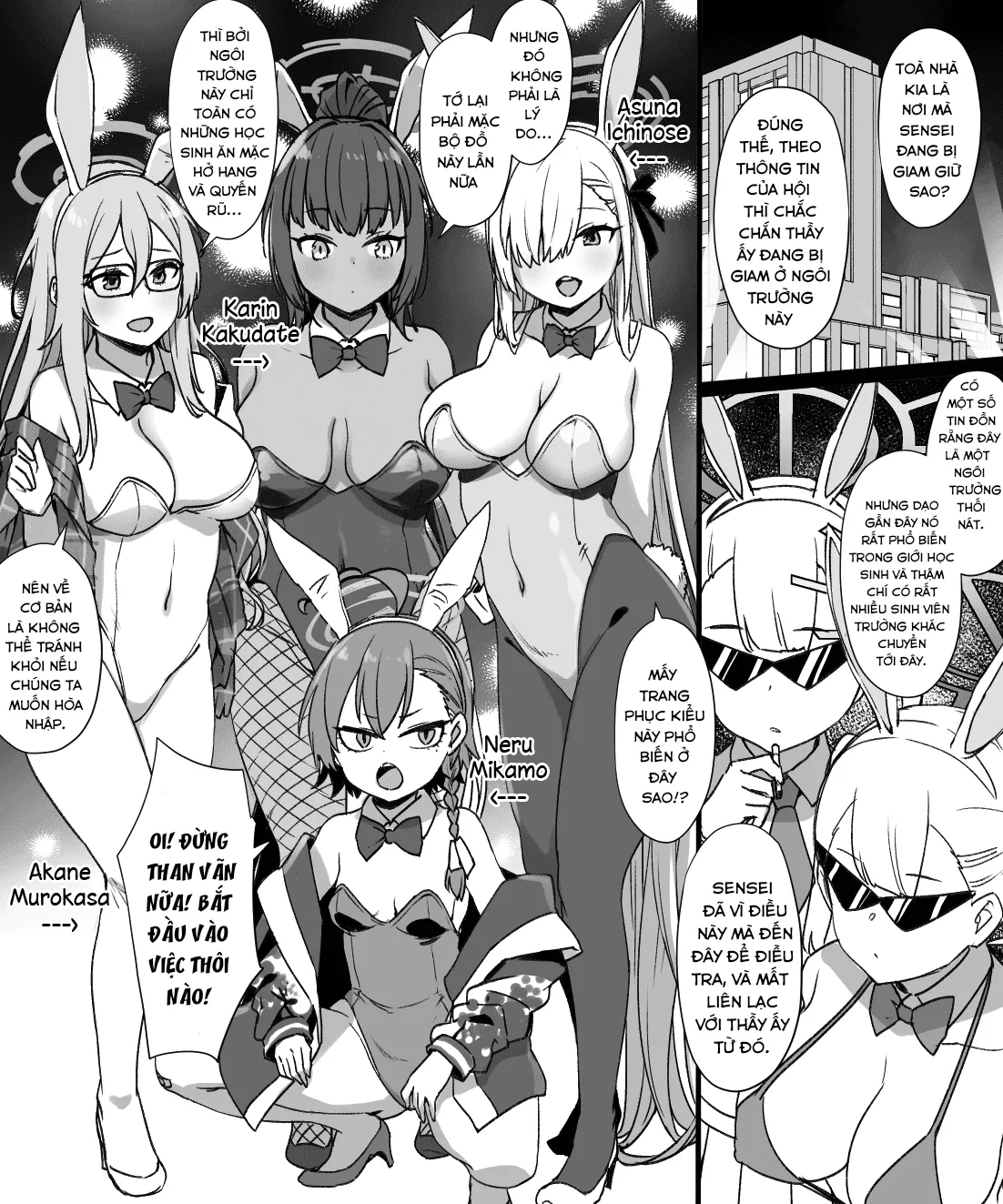 HentaiVN.net - Ảnh 4 - Blue Archive:Brainwashing Bunny Slave - Oneshot