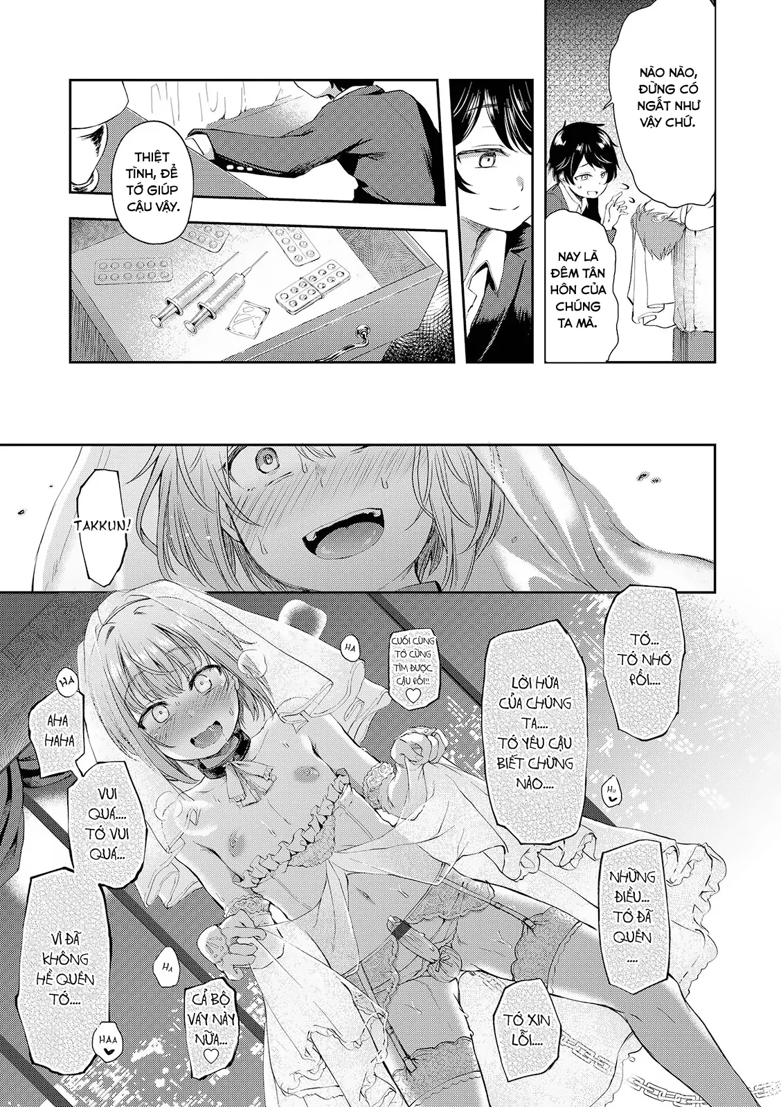 HentaiVN.net - Ảnh 14 - Ngày chúng ta thành vợ thành chồng [Kimi wo Metoru Hi] - Oneshot