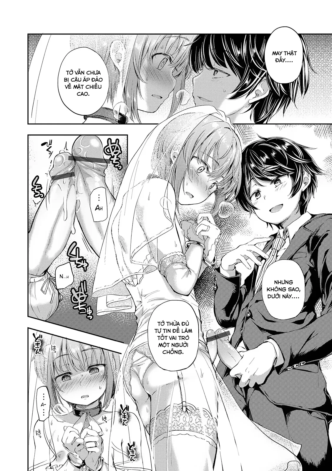 HentaiVN.net - Ảnh 9 - Ngày chúng ta thành vợ thành chồng [Kimi wo Metoru Hi] - Oneshot