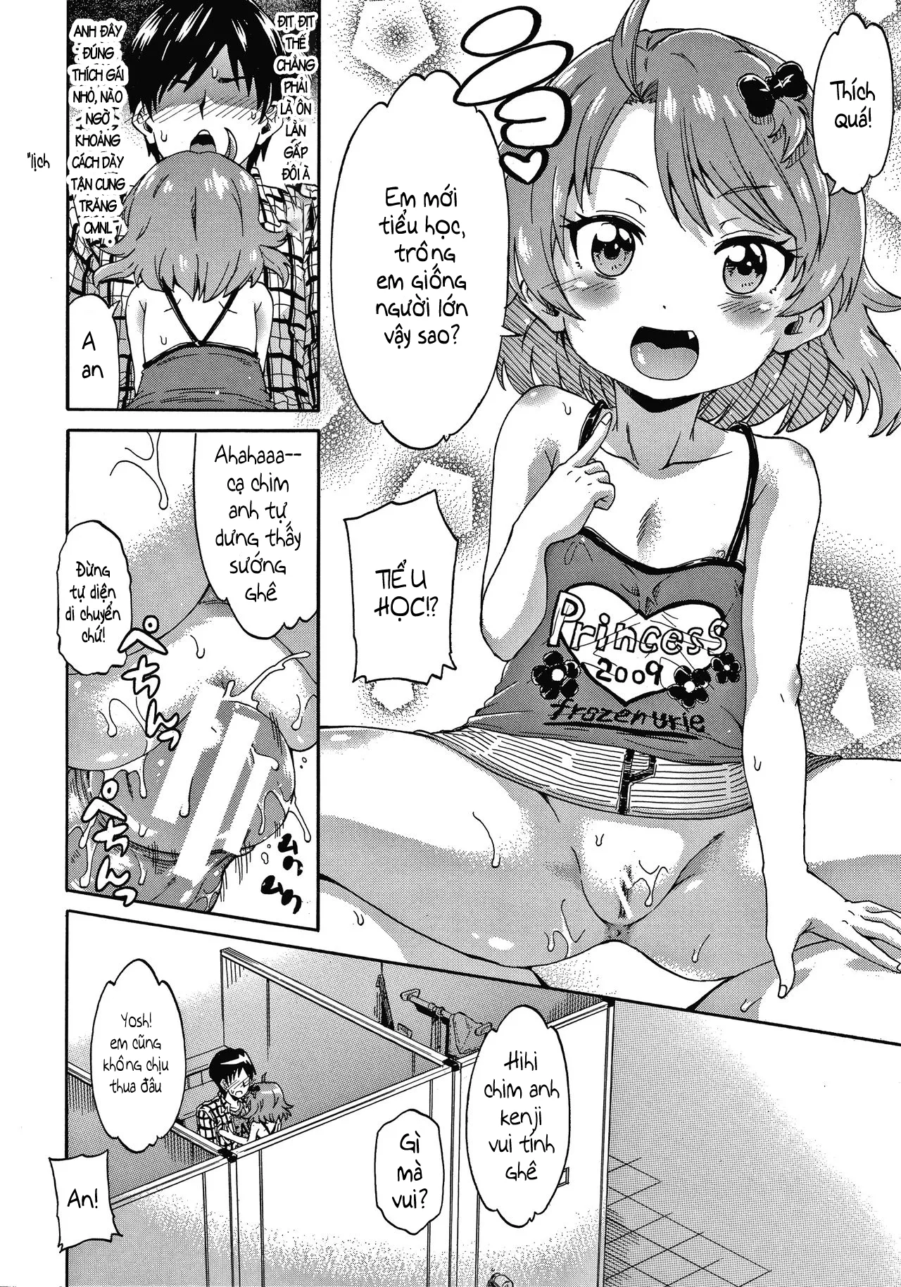 HentaiVN.net - Ảnh 16 - Trông vậy thôi nhưng chúng em có kinh nghiệm rồi đó ! [Keikenzumi da yo, Watashi-tachi] - Chap 1, Gặp nanami-chan trong nhà vệ sinh nữ