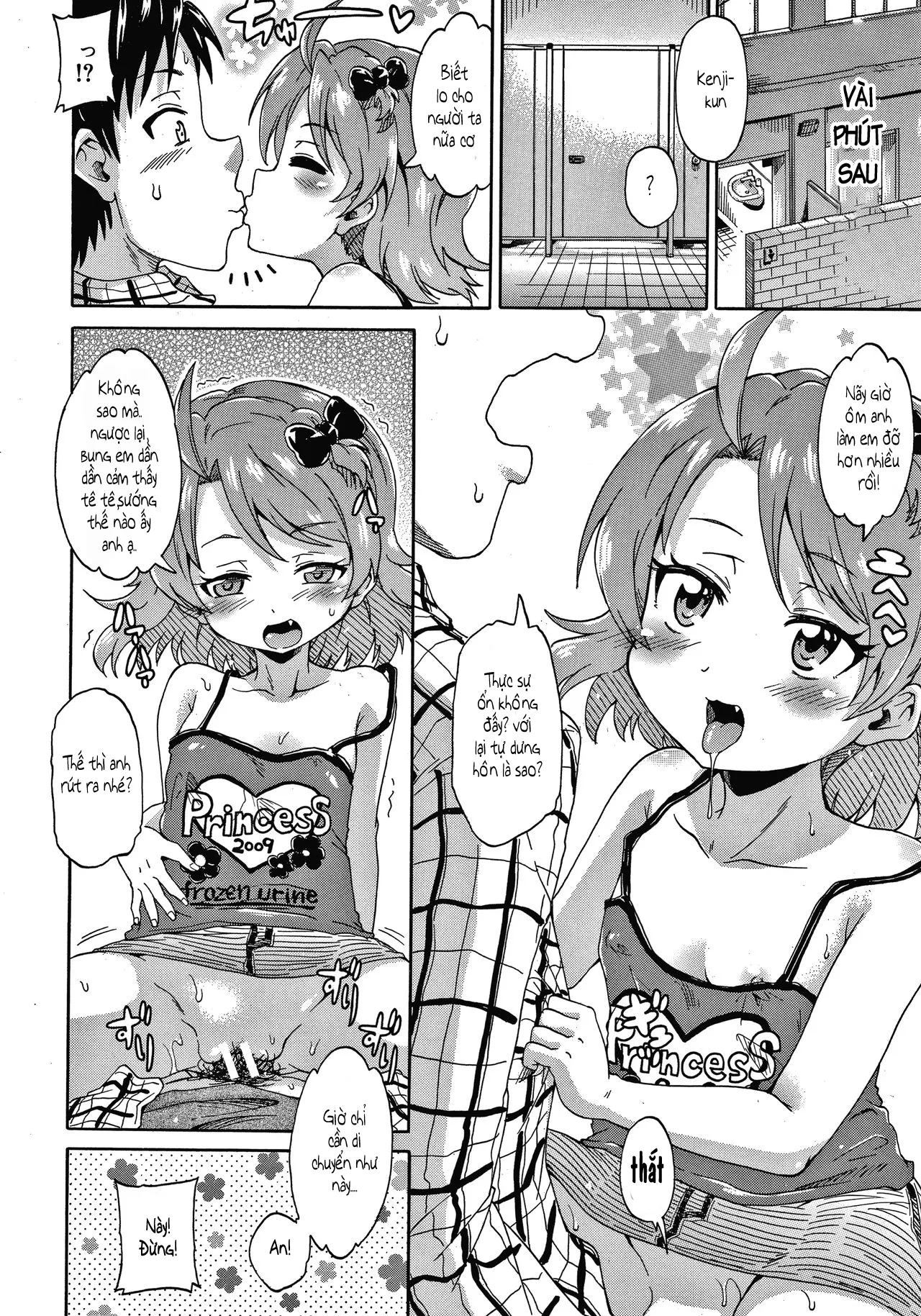 HentaiVN.net - Ảnh 22 - Trông vậy thôi nhưng chúng em có kinh nghiệm rồi đó ! [Keikenzumi da yo, Watashi-tachi] - Chap 1, Gặp nanami-chan trong nhà vệ sinh nữ