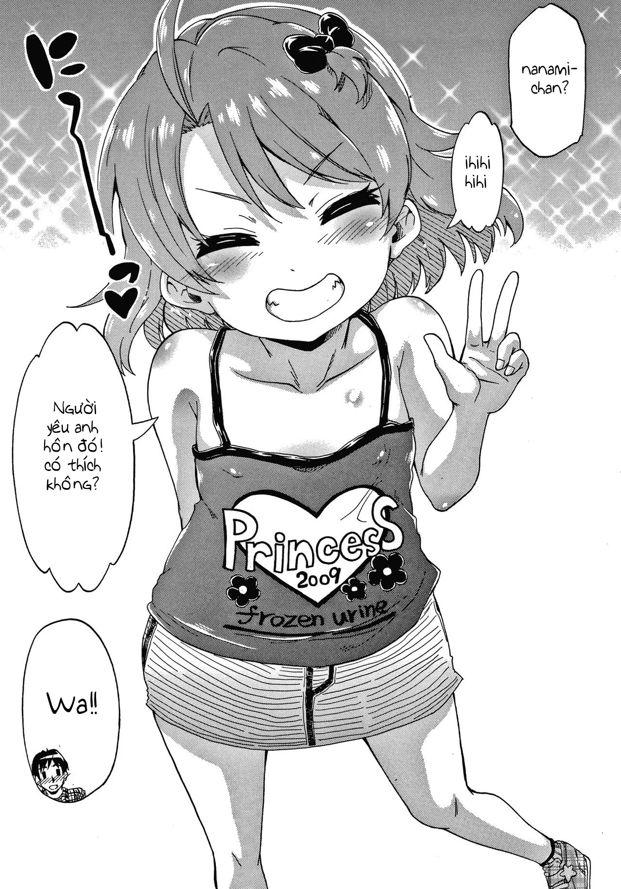 HentaiVN.net - Ảnh 37 - Trông vậy thôi nhưng chúng em có kinh nghiệm rồi đó ! [Keikenzumi da yo, Watashi-tachi] - Chap 1, Gặp nanami-chan trong nhà vệ sinh nữ