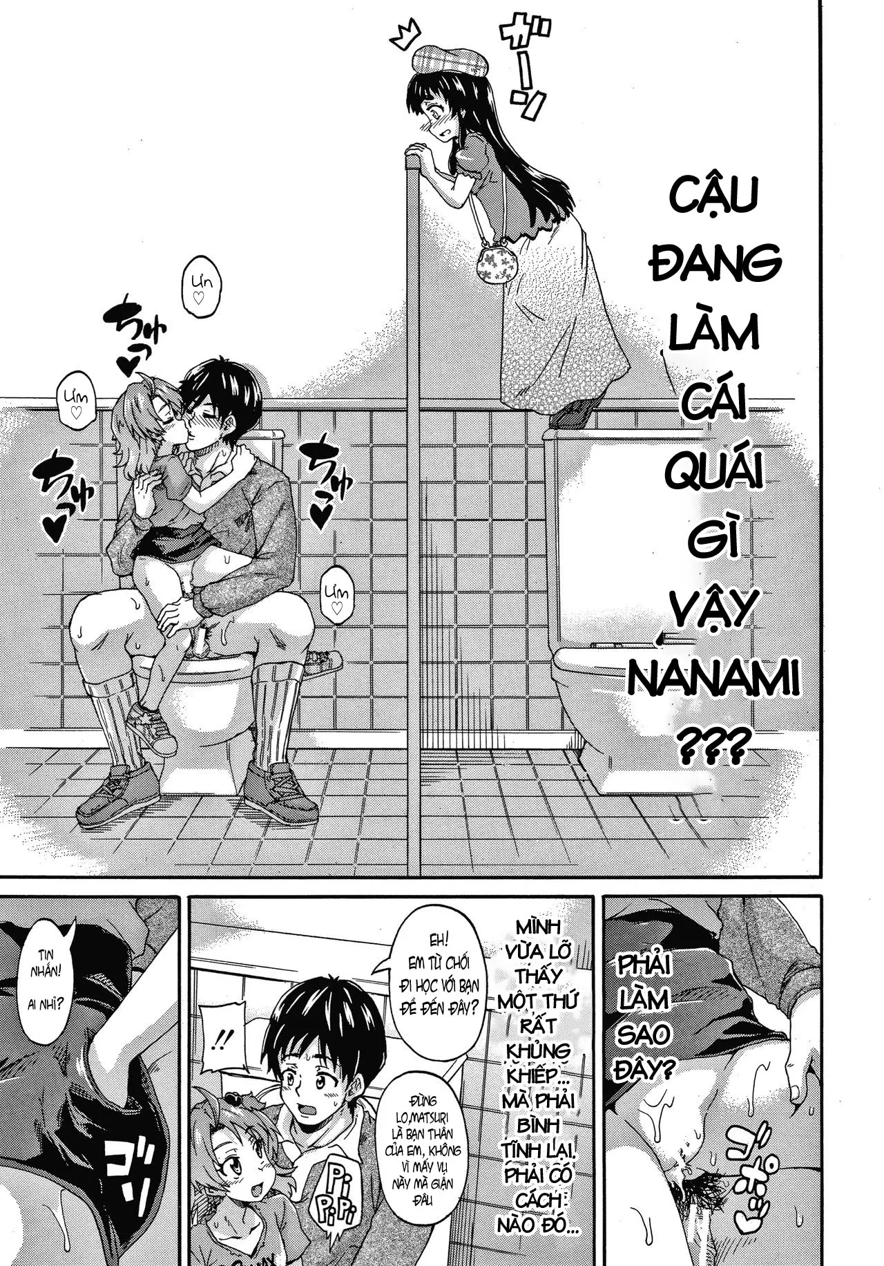 HentaiVN.net - Ảnh 9 - Trông vậy thôi nhưng chúng em có kinh nghiệm rồi đó ! [Keikenzumi da yo, Watashi-tachi] - Chap 2, Bên nhau mọi lúc mọi nơi...
