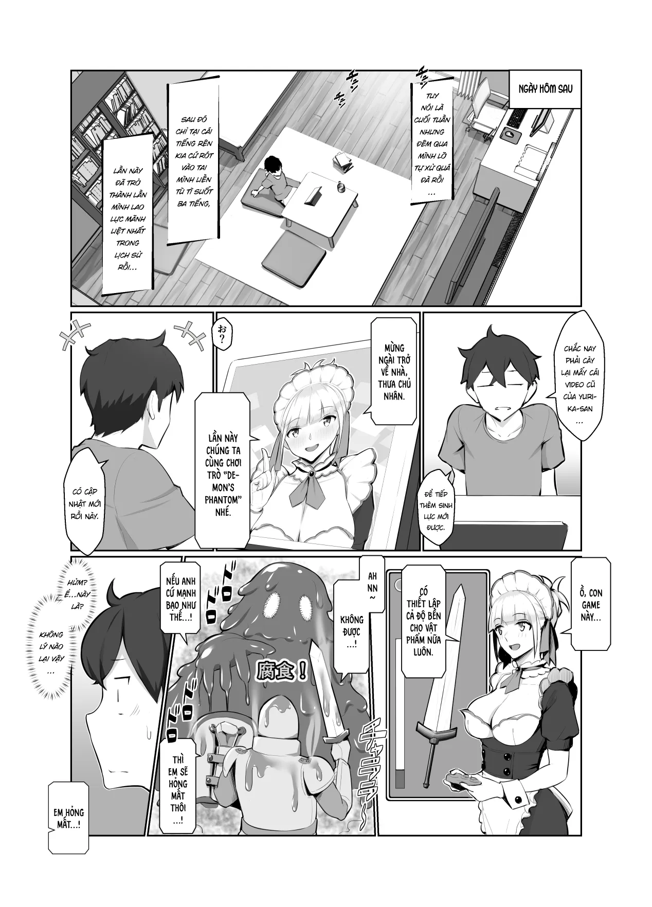 HentaiVN.net - Ảnh 10 - Bà chị thích livestream [Onee-san wa Nama Haishin ga Osuki] - Oneshot nuột