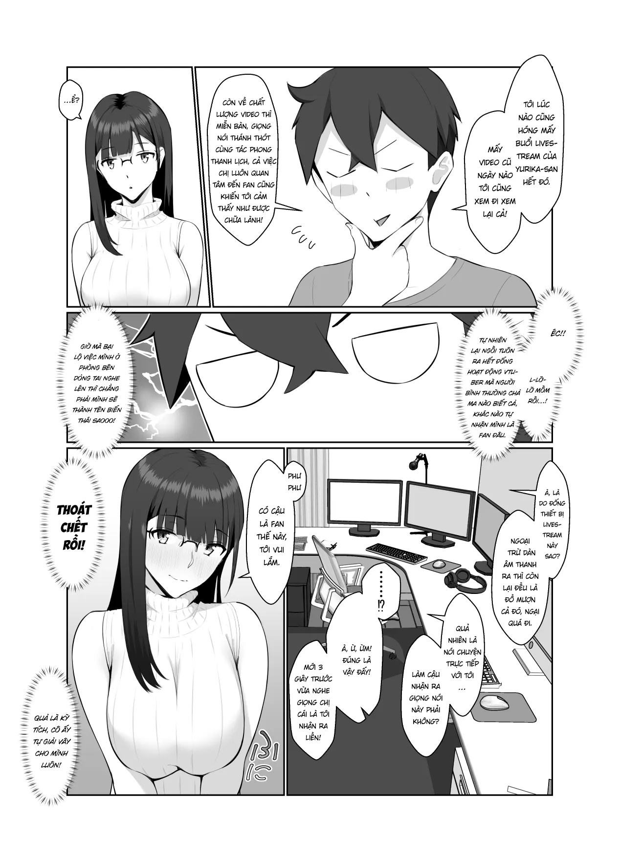 HentaiVN.net - Ảnh 19 - Bà chị thích livestream [Onee-san wa Nama Haishin ga Osuki] - Oneshot nuột