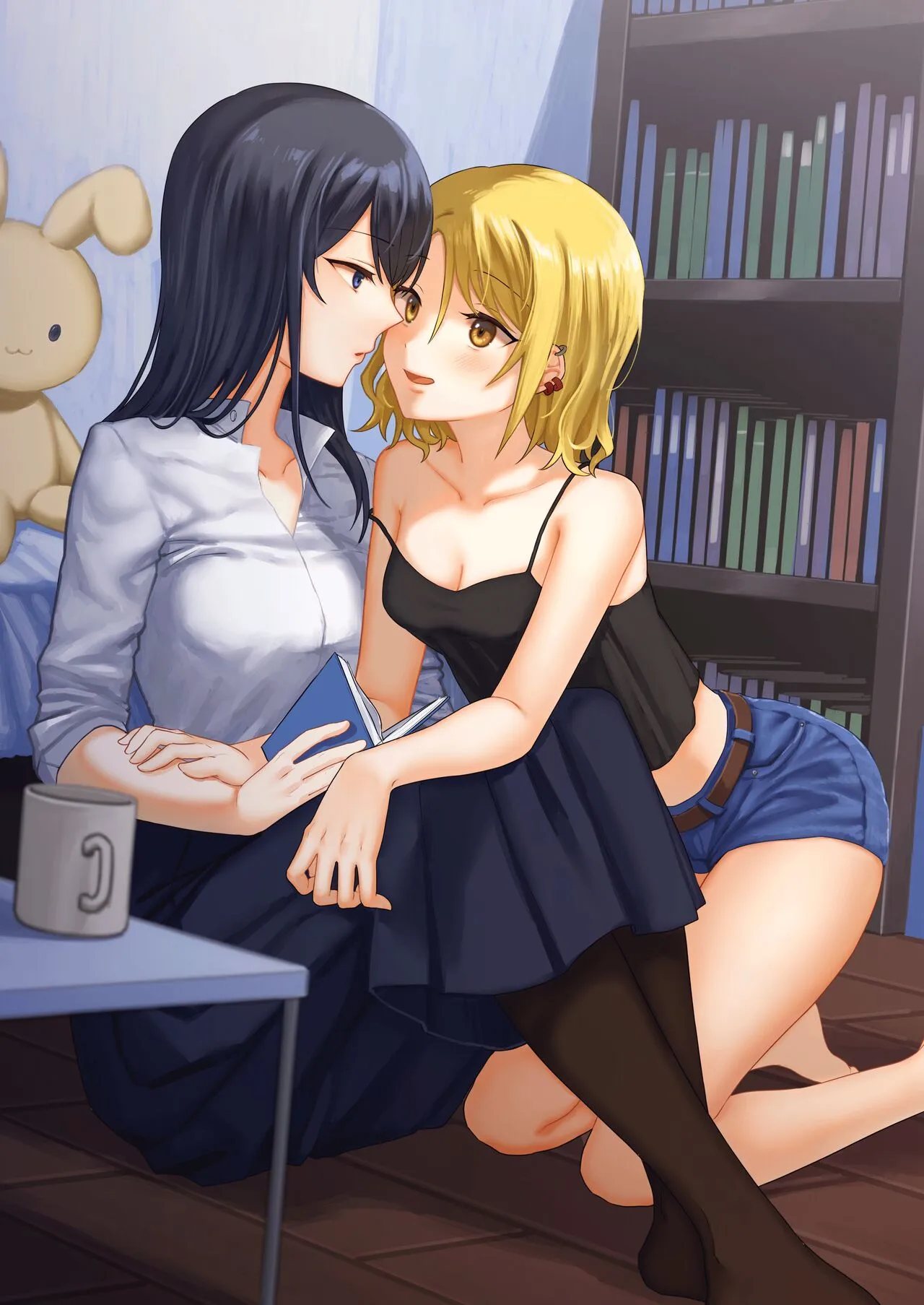 HentaiVN.net - Ảnh 22 - Series 1RT là 1 giây hôn hít giữa hai cô gái. Bạn có muốn sống thử không? [1RT de Nakawarui Nonke Joshi-tachi ga 1-byou Kiss suru Series - Otameshi Dousei shiteminai?; 1RTで仲悪いノンケ女子たちが1秒キスするシリーズ お試し同棲してみない?] - Oneshot