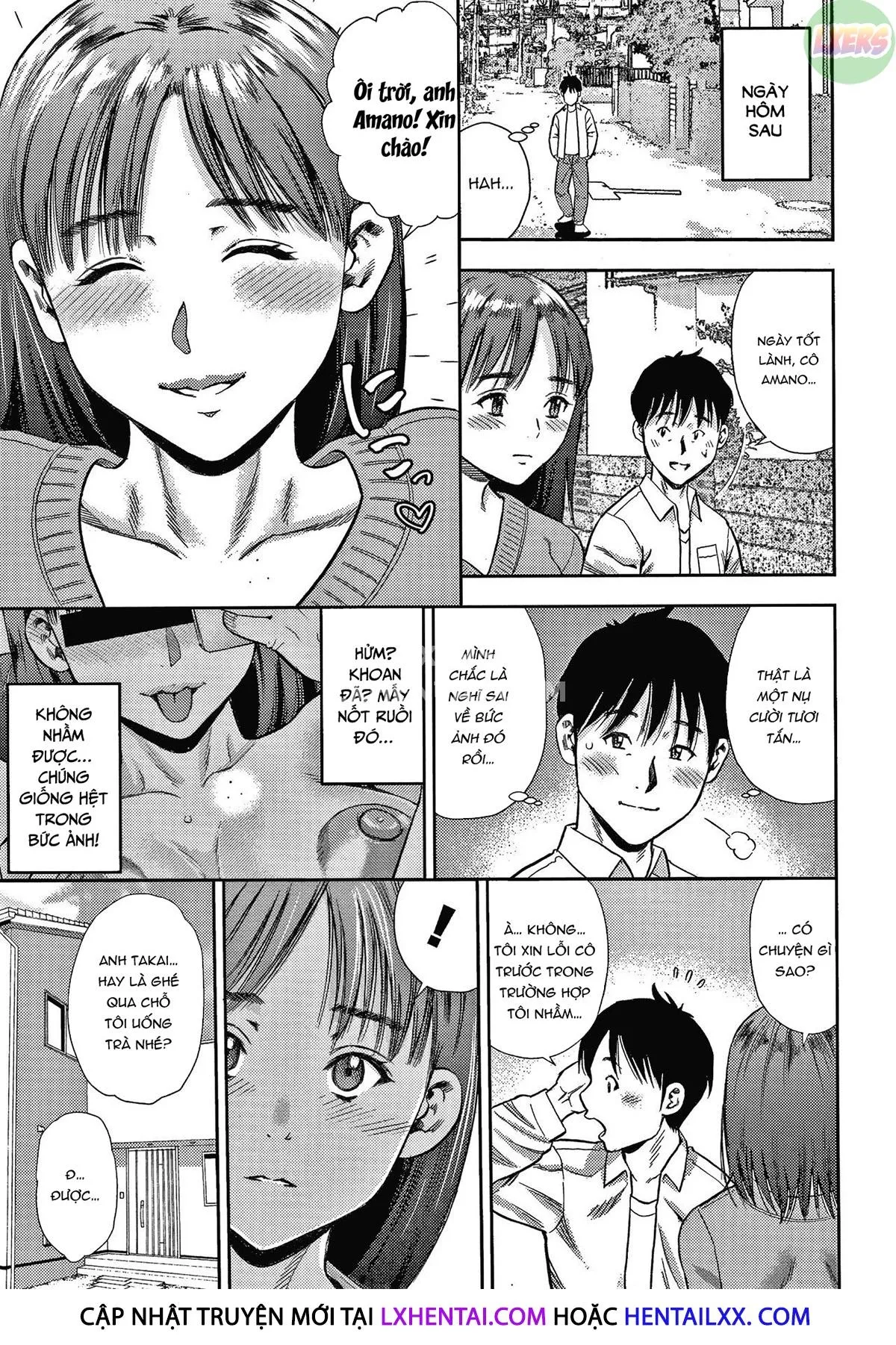 HentaiVN.net - Ảnh 6 - Wife Addiction♡ [Hitozuma Chu~Doku♡] - Chap 4