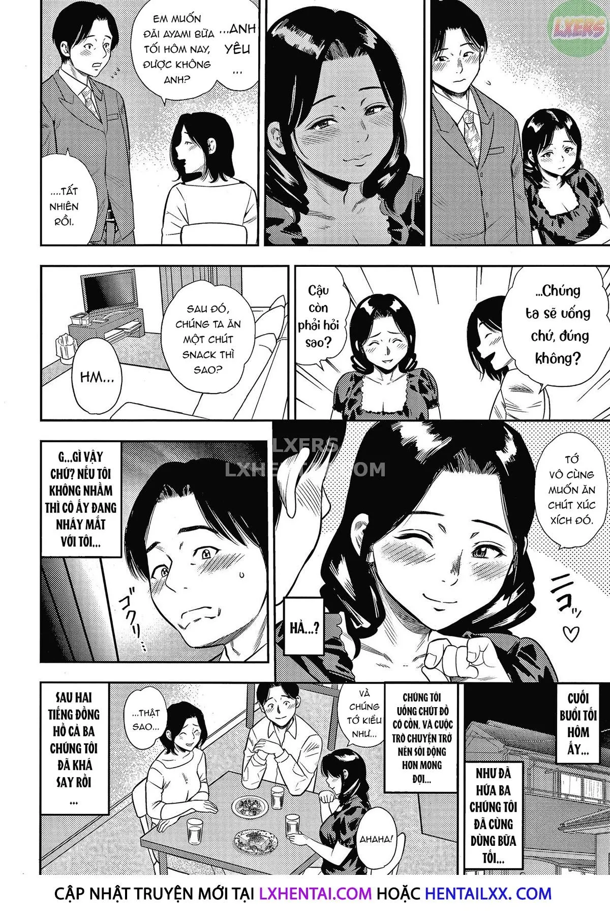 HentaiVN.net - Ảnh 11 - Wife Addiction♡ [Hitozuma Chu~Doku♡] - Chap 7