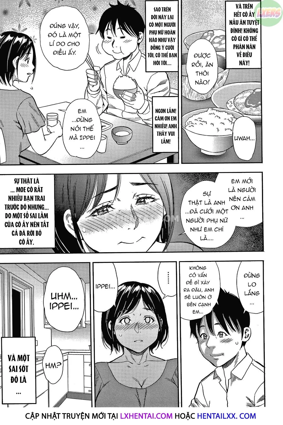 HentaiVN.net - Ảnh 6 - Wife Addiction♡ [Hitozuma Chu~Doku♡] - Chap 8