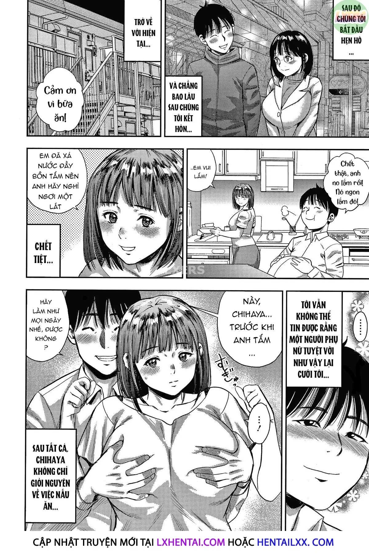 HentaiVN.net - Ảnh 7 - Wife Addiction♡ [Hitozuma Chu~Doku♡] - Chap 9
