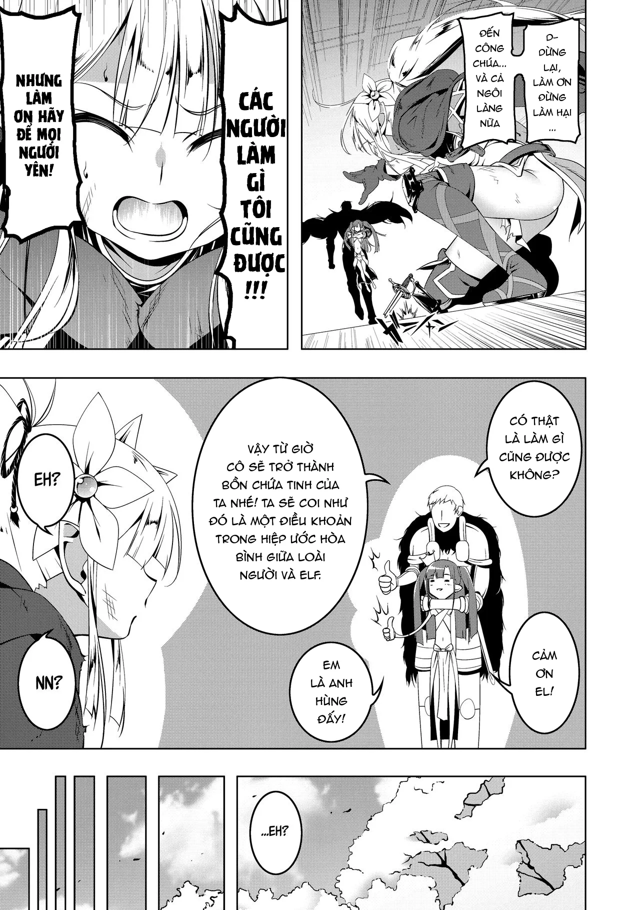 HentaiVN.net - Ảnh 4 - Kị sĩ khoái lạc ~Elfina~ [Koukotsu no Kishi ~Elfina~ ; Ectasy Knight ~Elfina~] - Chap 1