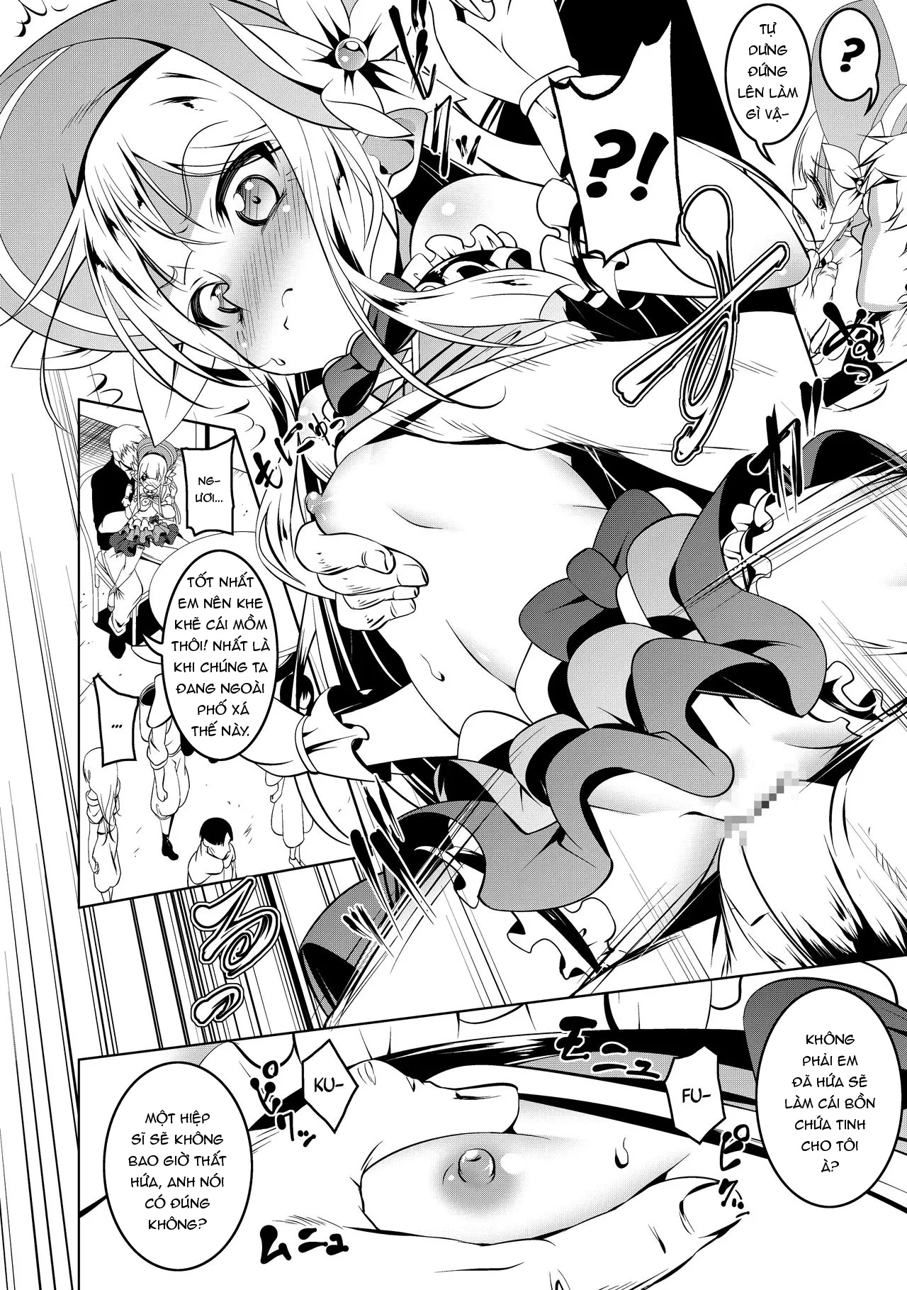 HentaiVN.net - Ảnh 7 - Kị sĩ khoái lạc ~Elfina~ [Koukotsu no Kishi ~Elfina~ ; Ectasy Knight ~Elfina~] - Chap 1
