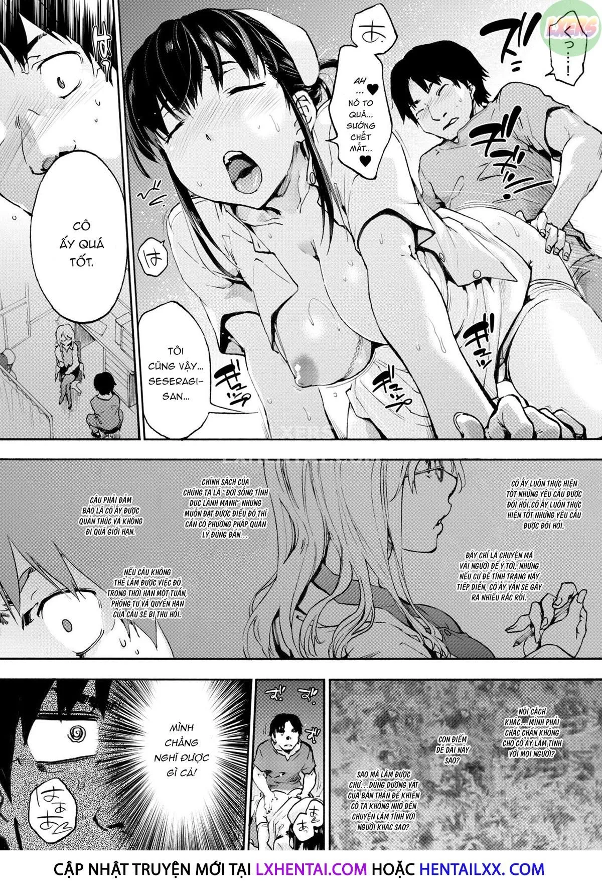 HentaiVN.net - Ảnh 10 - Miyasaka Hospital [Miyasaka Byouin] - Chap 1 - The Kind Seseragi-San
