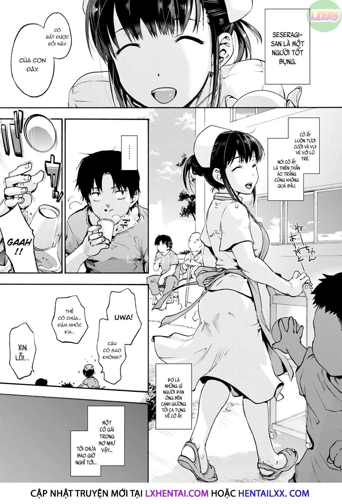 HentaiVN.net - Ảnh 5 - Miyasaka Hospital [Miyasaka Byouin] - Chap 1 - The Kind Seseragi-San