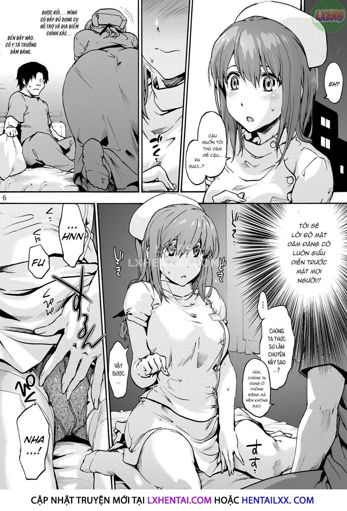 HentaiVN.net - Ảnh 10 - Miyasaka Hospital [Miyasaka Byouin] - Chap 2 - The Healing Morie-San