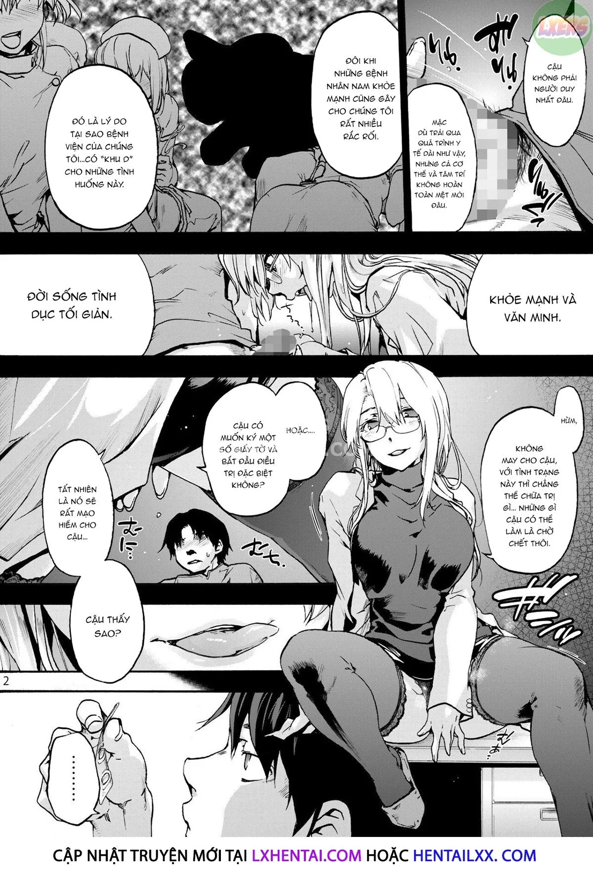 HentaiVN.net - Ảnh 6 - Miyasaka Hospital [Miyasaka Byouin] - Chap 2 - The Healing Morie-San