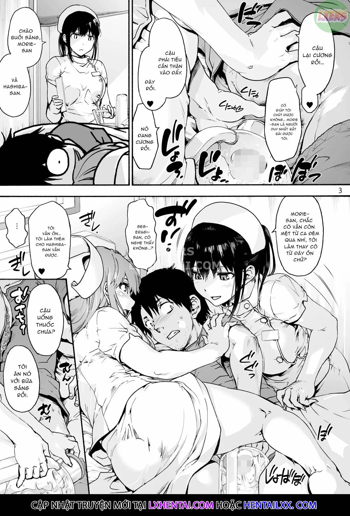 HentaiVN.net - Ảnh 8 - Miyasaka Hospital [Miyasaka Byouin] - Chap 4 - Healthy Days