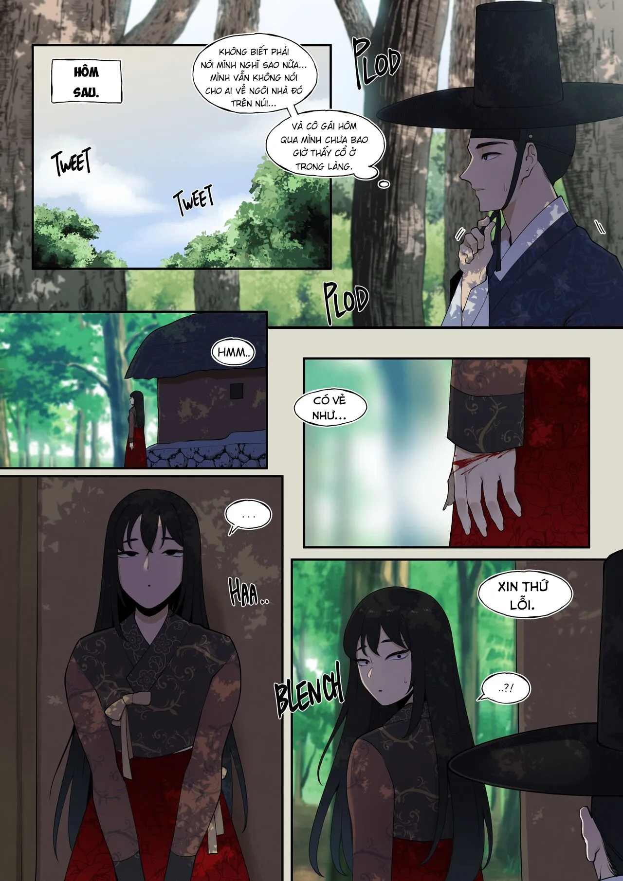 HentaiVN.net - Ảnh 5 - Nàng cáo trên núi. [The Tale of Fox Hill] - Oneshot
