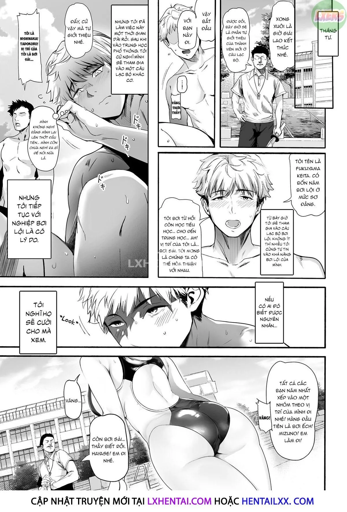 HentaiVN.net - Ảnh 5 - The Whole Story Of My Neat Childhood Friend In The Swimming Club Being Toyed With By A Dumbass [Suieibu No Seisokei Osananajimi Ga DQN Ni Moteasobareru Ichibushijuu] - Oneshot