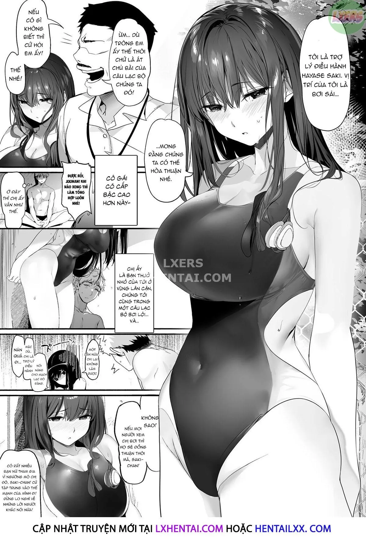 HentaiVN.net - Ảnh 6 - The Whole Story Of My Neat Childhood Friend In The Swimming Club Being Toyed With By A Dumbass [Suieibu No Seisokei Osananajimi Ga DQN Ni Moteasobareru Ichibushijuu] - Oneshot