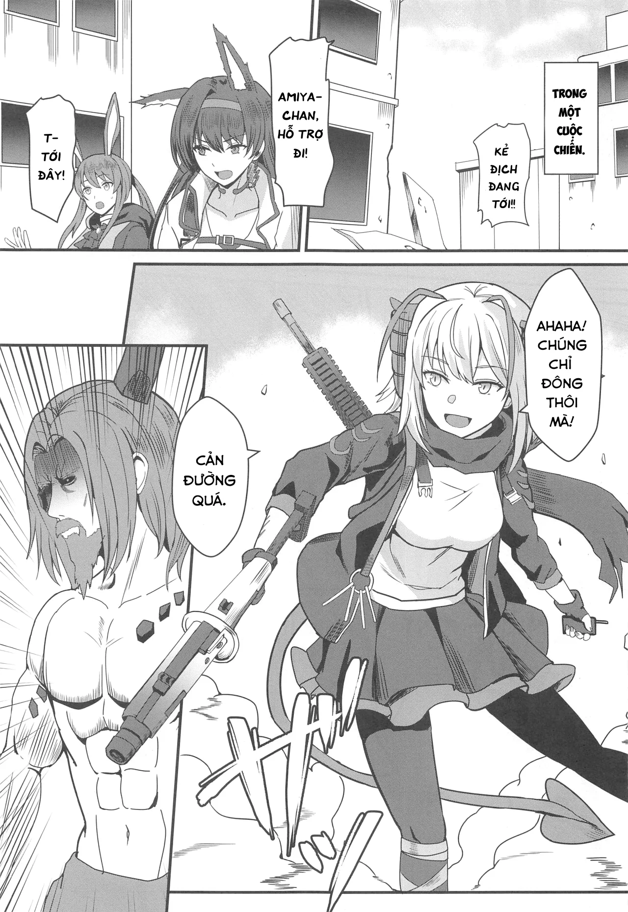 HentaiVN.net - Ảnh 3 - Akuma e no Kumotsu (Arknights) - Oneshot