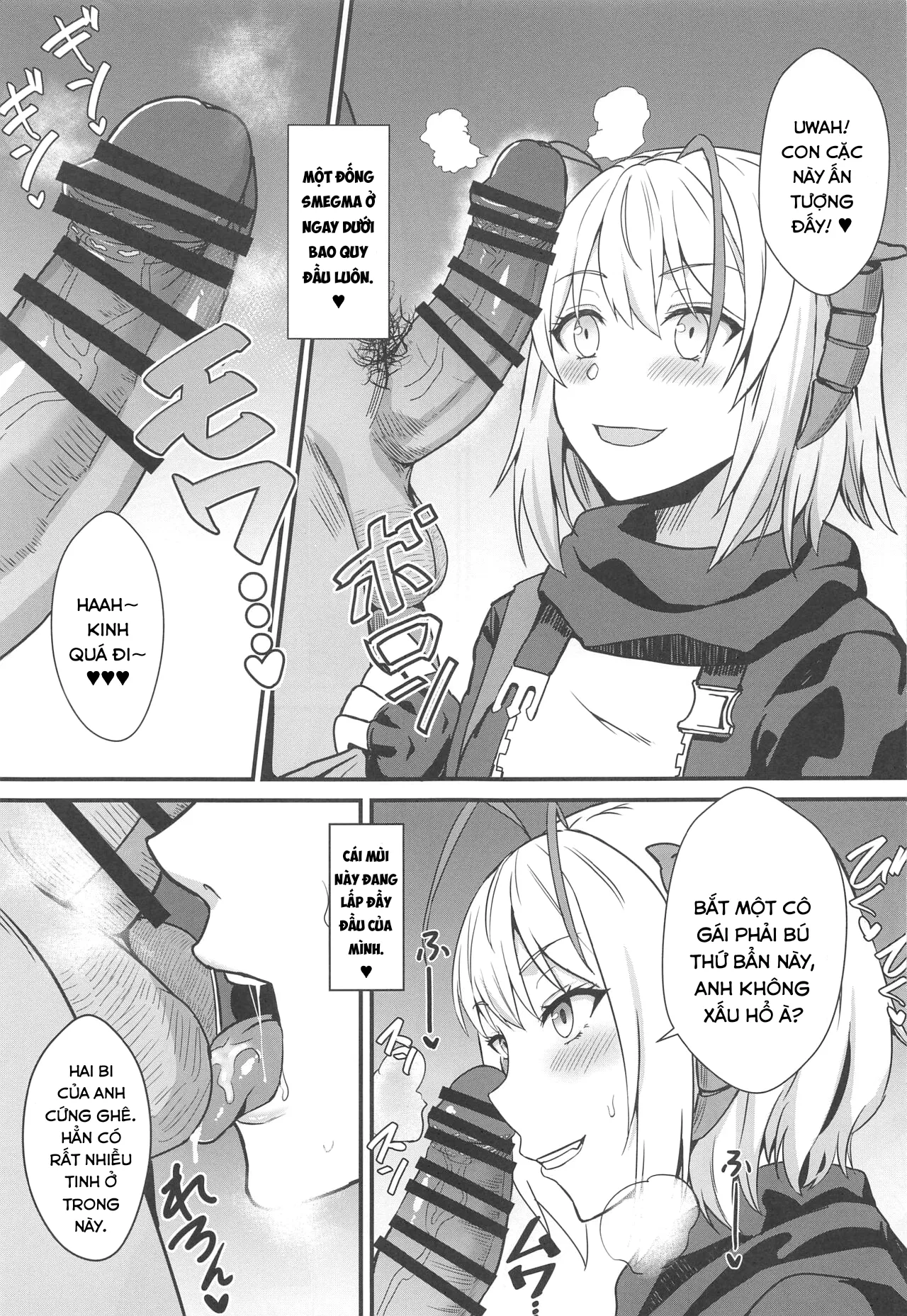 HentaiVN.net - Ảnh 9 - Akuma e no Kumotsu (Arknights) - Oneshot