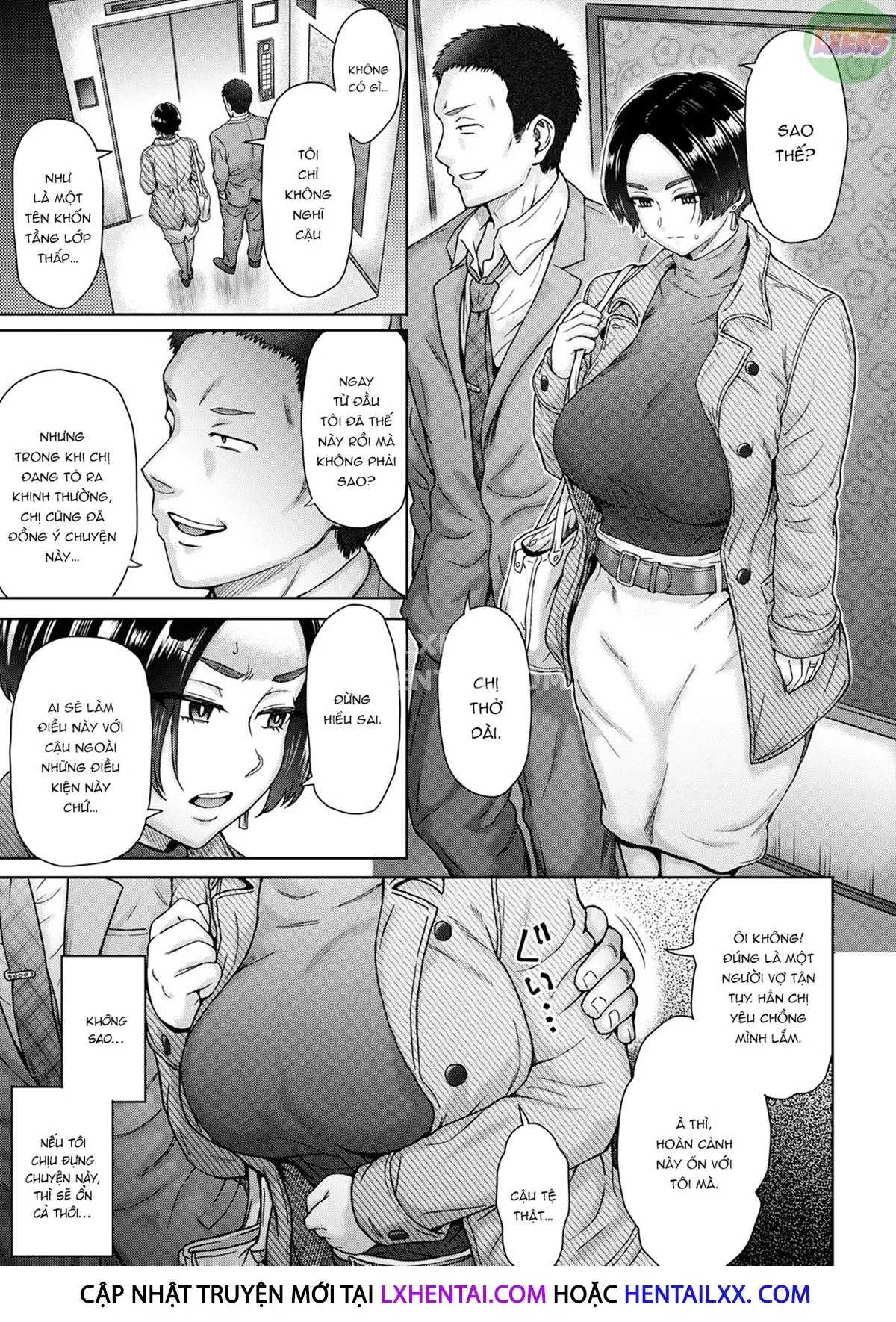 HentaiVN.net - Ảnh 9 - Anegohada Hitozuma Hitomi (32-Sai) - Oneshot - Có che
