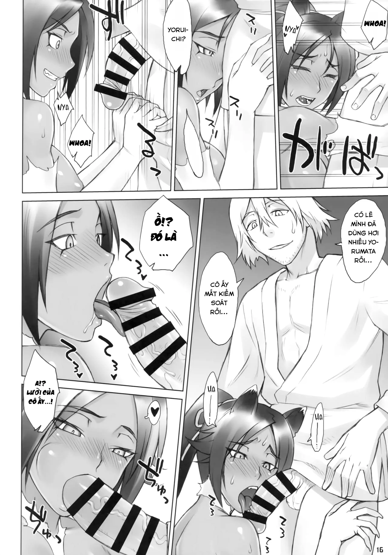 HentaiVN.net - Ảnh 15 - Yoruneko-san no Shunkou Raijuu Ikaryaku - Oneshot