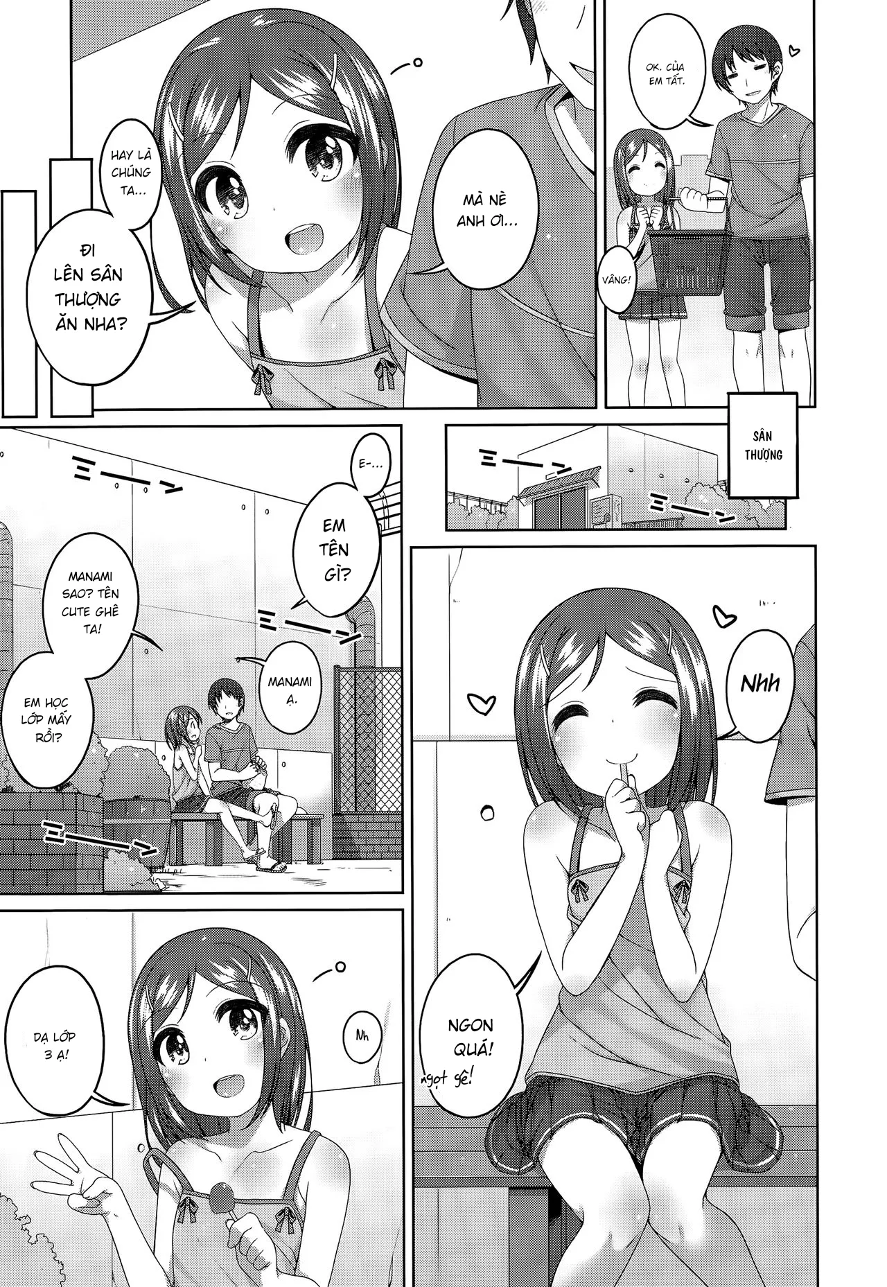 HentaiVN.net - Ảnh 4 - 300 yên có ngay 1 bé loli [300 yen no otsukiai | 300 yen date] - Oneshot