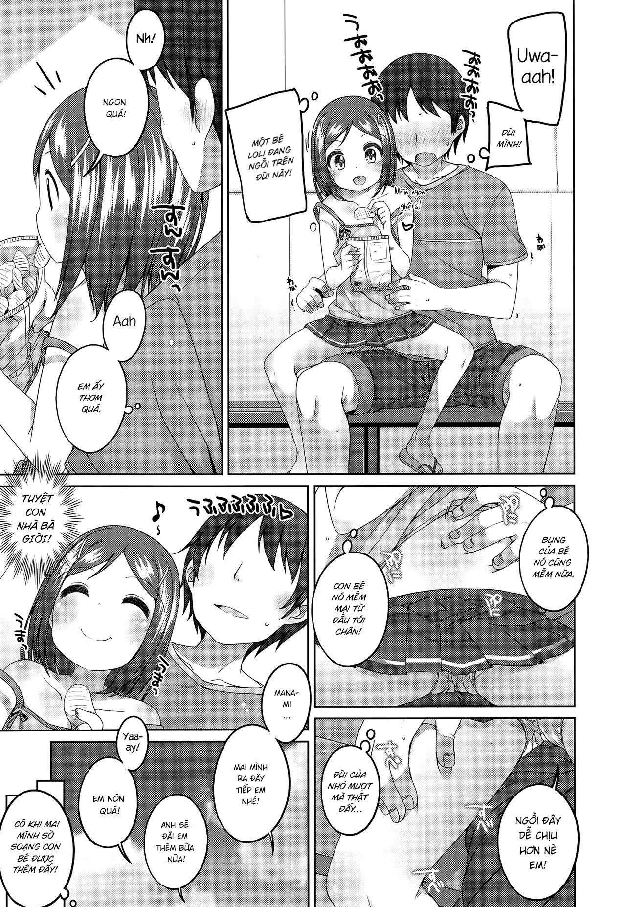 HentaiVN.net - Ảnh 6 - 300 yên có ngay 1 bé loli [300 yen no otsukiai | 300 yen date] - Oneshot