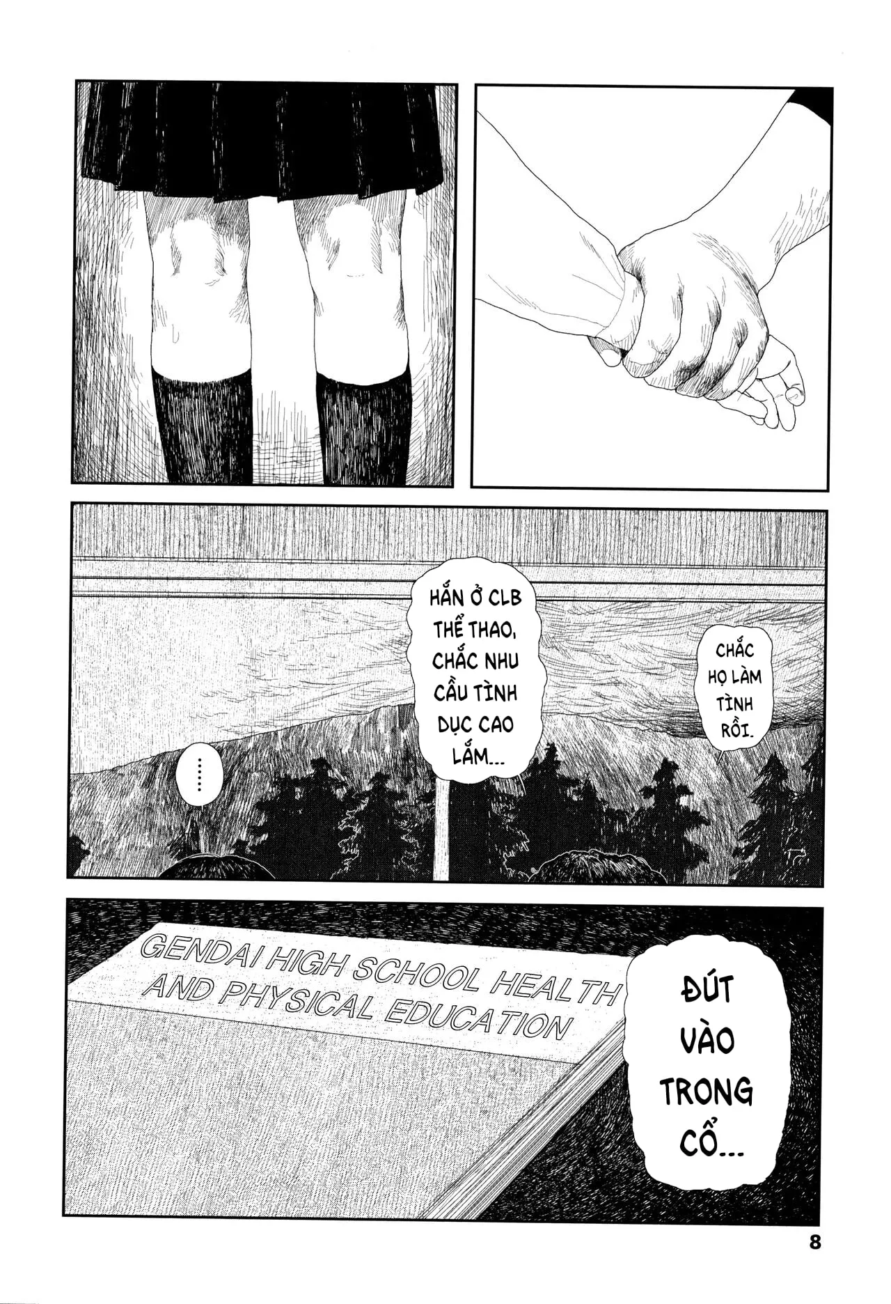 HentaiVN.net - Ảnh 10 - Những câu chuyện tuổi thanh xuân [落ちない雨] - Chap 1: Trú mưa 1