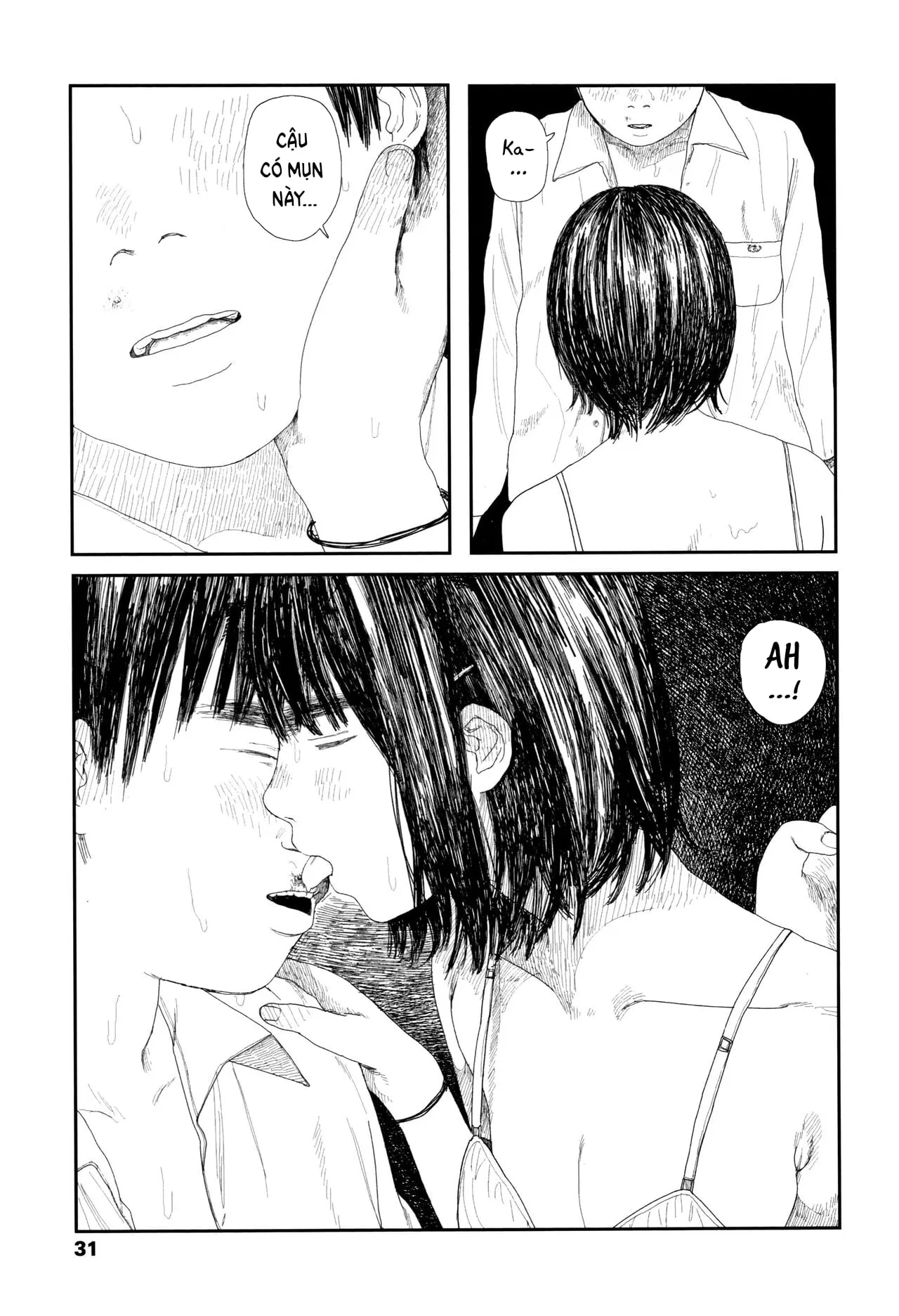 HentaiVN.net - Ảnh 10 - Những câu chuyện tuổi thanh xuân [落ちない雨] - Chap 2: Trú mưa 2