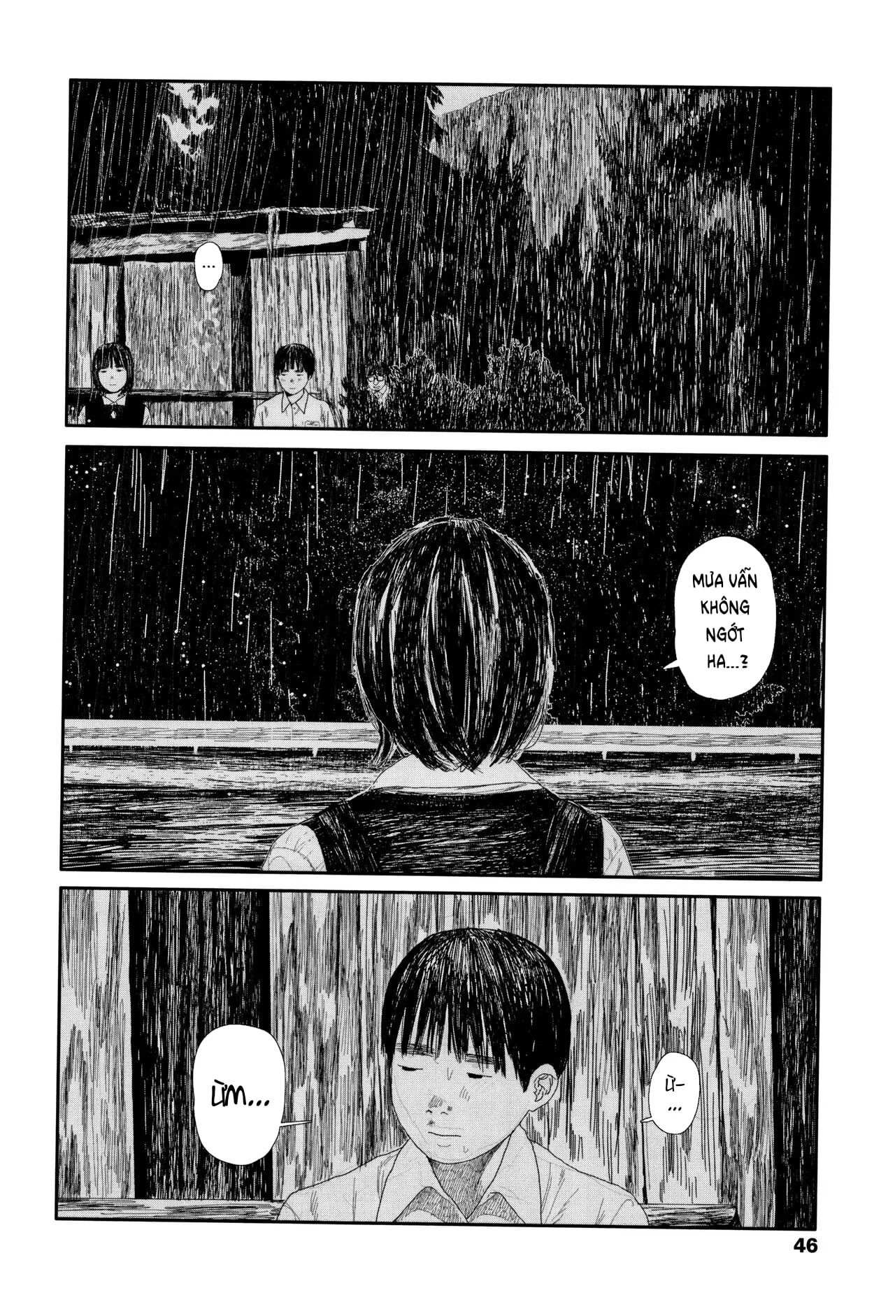 HentaiVN.net - Ảnh 25 - Những câu chuyện tuổi thanh xuân [落ちない雨] - Chap 2: Trú mưa 2