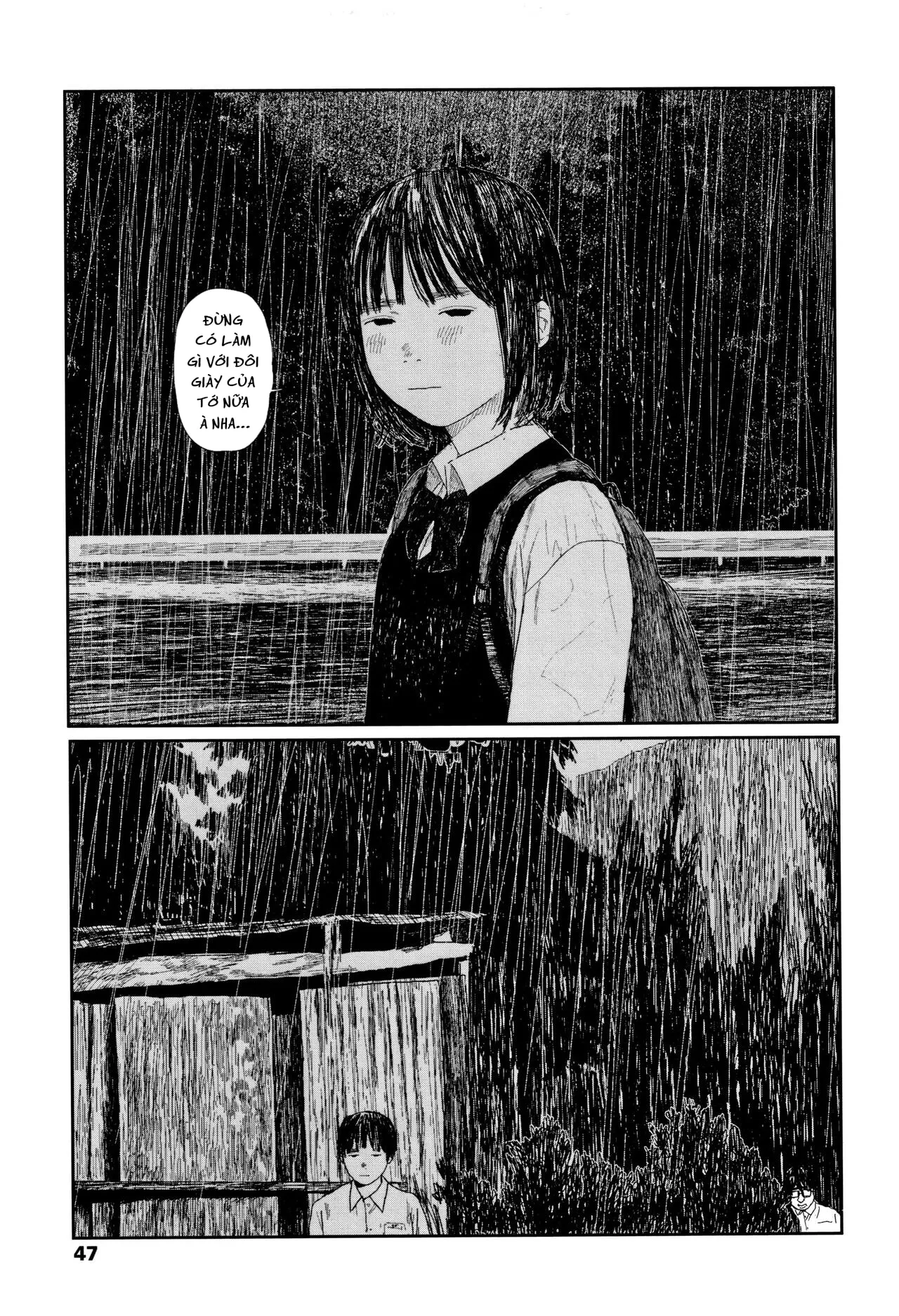 HentaiVN.net - Ảnh 26 - Những câu chuyện tuổi thanh xuân [落ちない雨] - Chap 2: Trú mưa 2