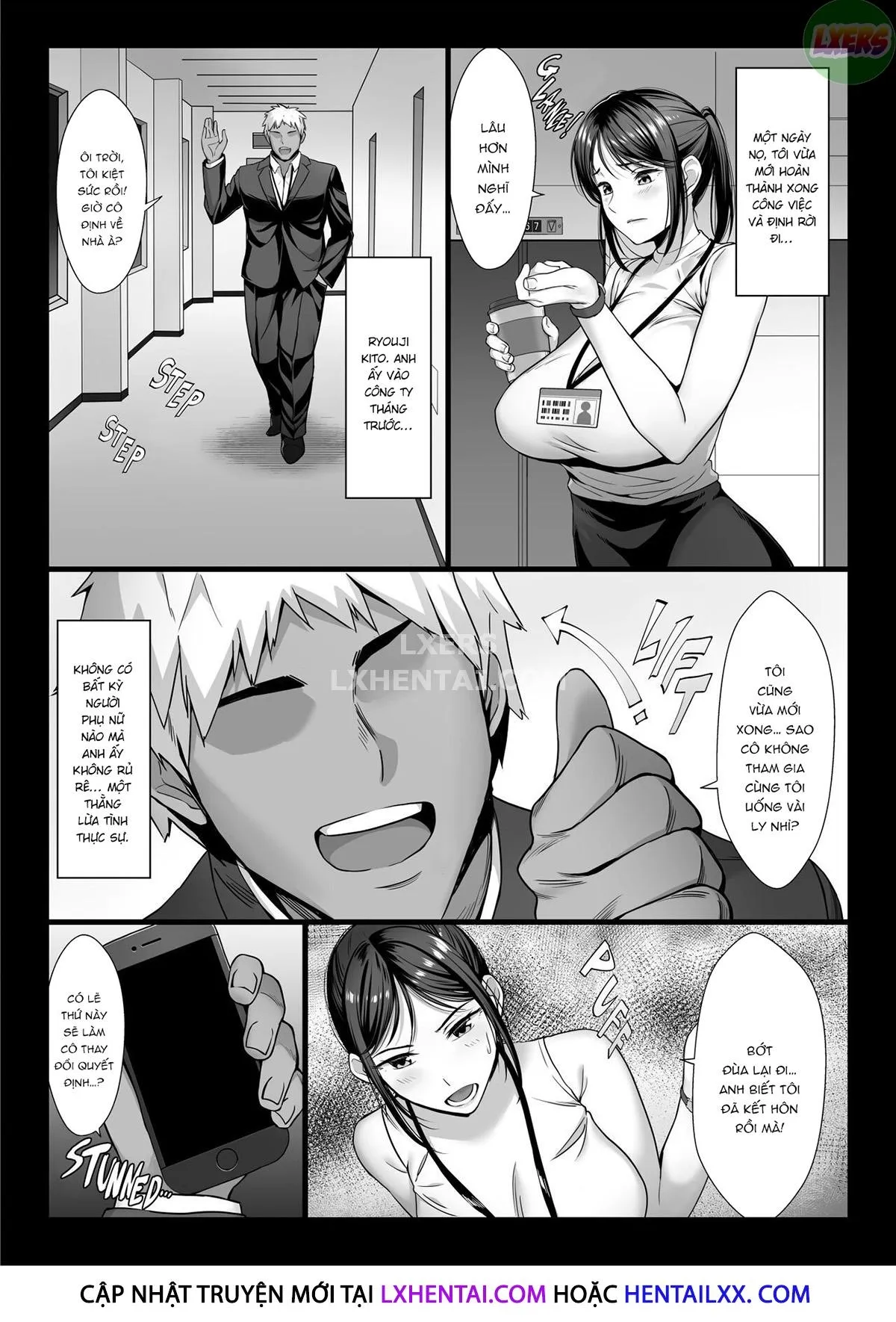 HentaiVN.net - Ảnh 10 - Niizuma Joushi Wa Buka No Chinpo De Do-M Ochi [The Newlywed Boss Was Dominated By The Subordinate’s Dick] - Oneshot