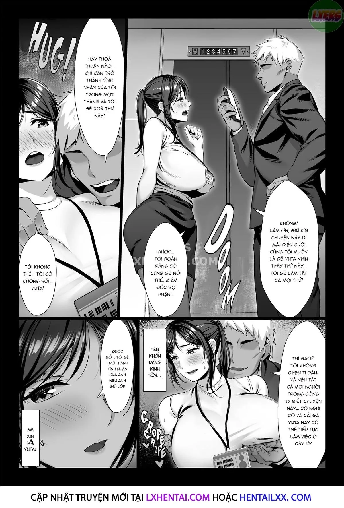 HentaiVN.net - Ảnh 12 - Niizuma Joushi Wa Buka No Chinpo De Do-M Ochi [The Newlywed Boss Was Dominated By The Subordinate’s Dick] - Oneshot