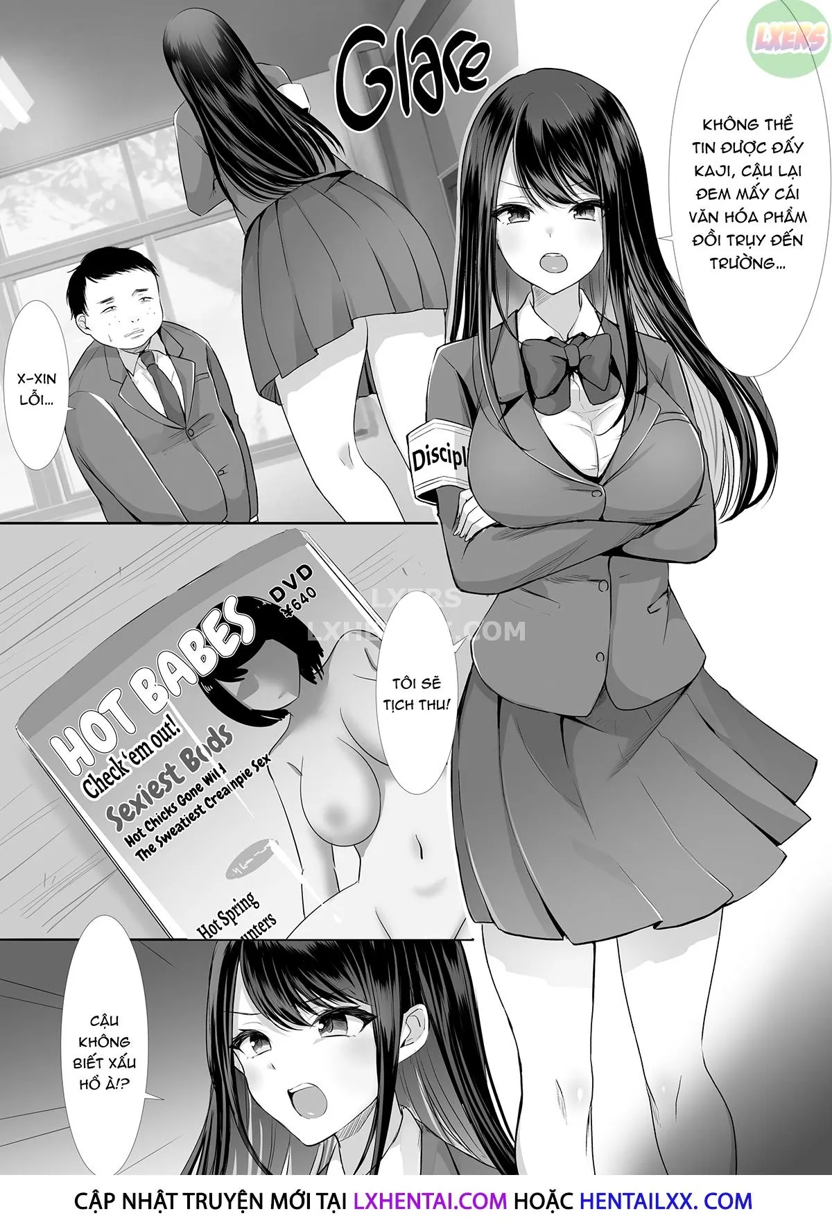HentaiVN.net - Ảnh 6 - Stuck After School — A Busty Virgin Hall Monitor Gets Caught Touching Herself [HOUKAGO WA MADA KAERENAI - KYONYUU SHOJO FUUKIIIN WA HITORI ECCHI WO NOZOKARETE] - Oneshot