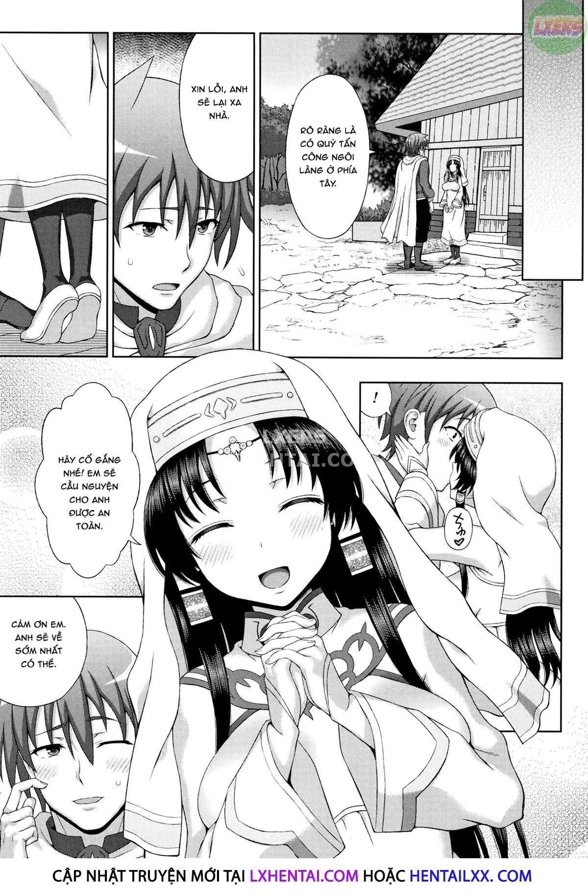 HentaiVN.net - Ảnh 9 - Seijo No Kenshin [The Saint's Devotion] - Chap 9 - END