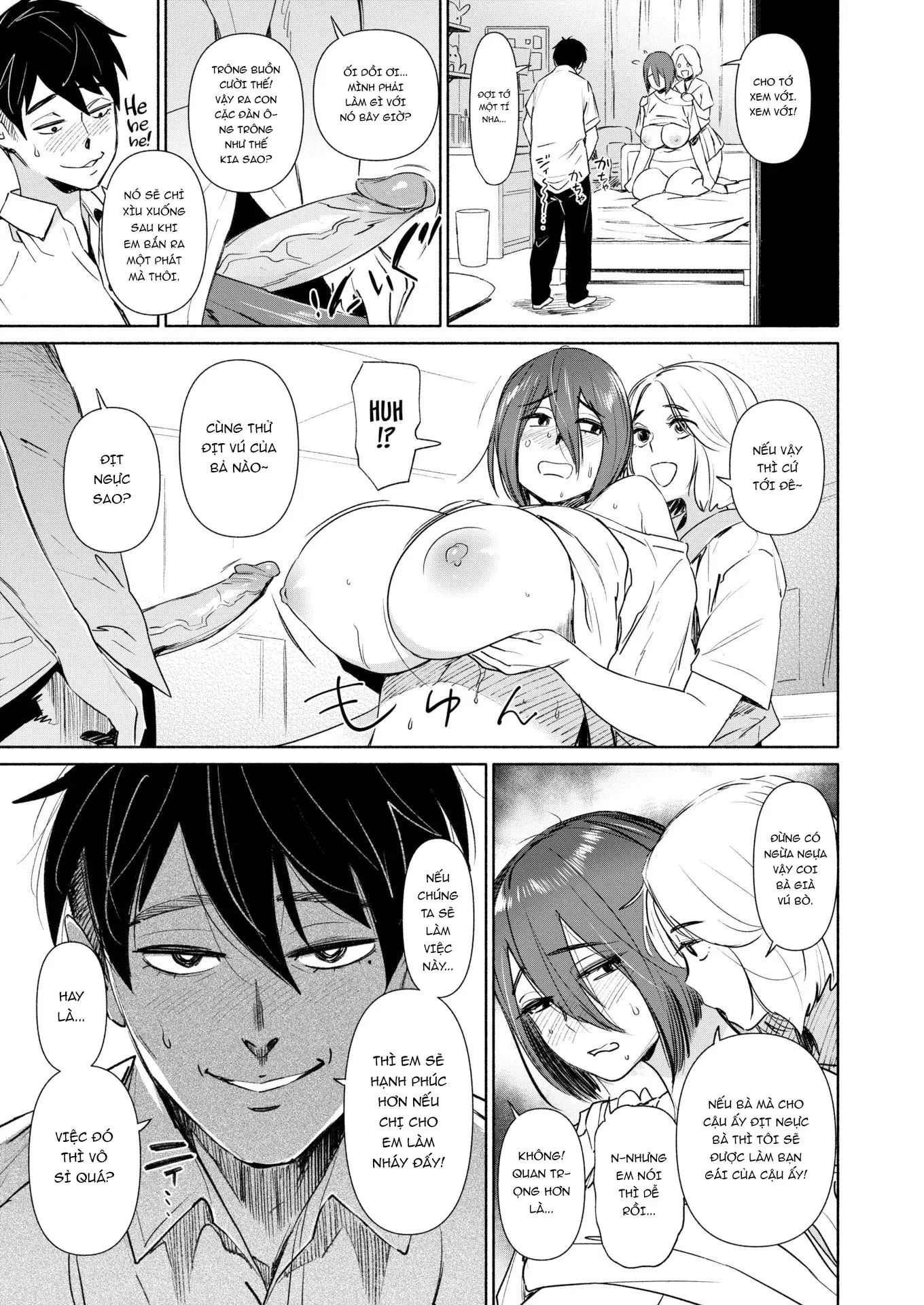 HentaiVN.net - Ảnh 13 - Chị hai gắn kết hai đứa mình - Oneshot