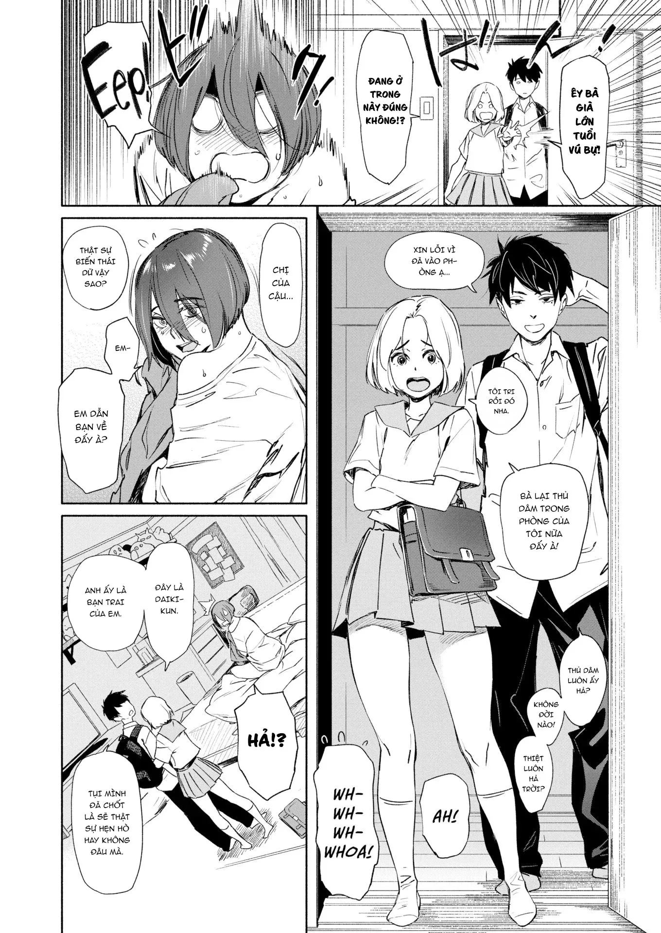 HentaiVN.net - Ảnh 6 - Chị hai gắn kết hai đứa mình - Oneshot