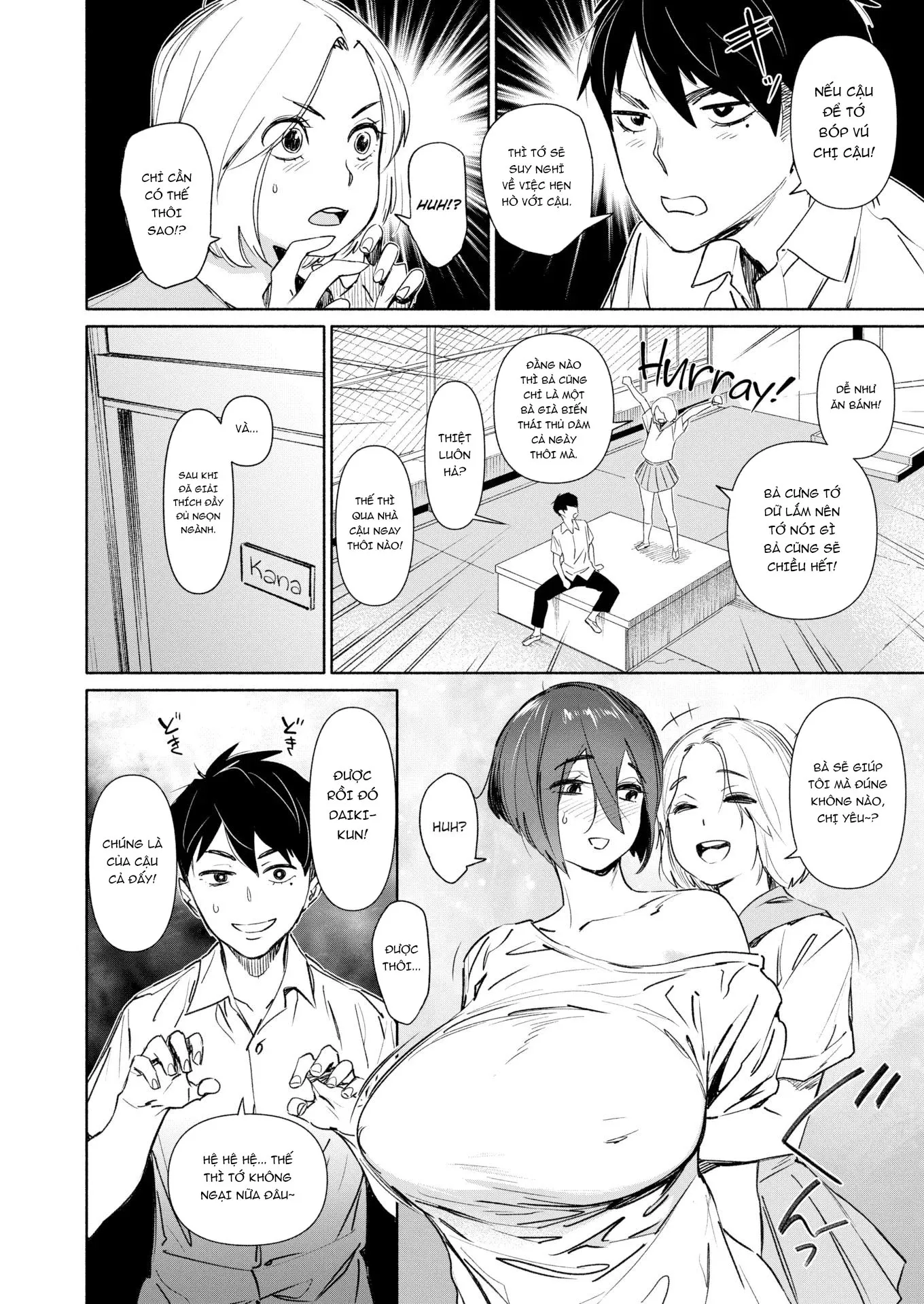 HentaiVN.net - Ảnh 8 - Chị hai gắn kết hai đứa mình - Oneshot