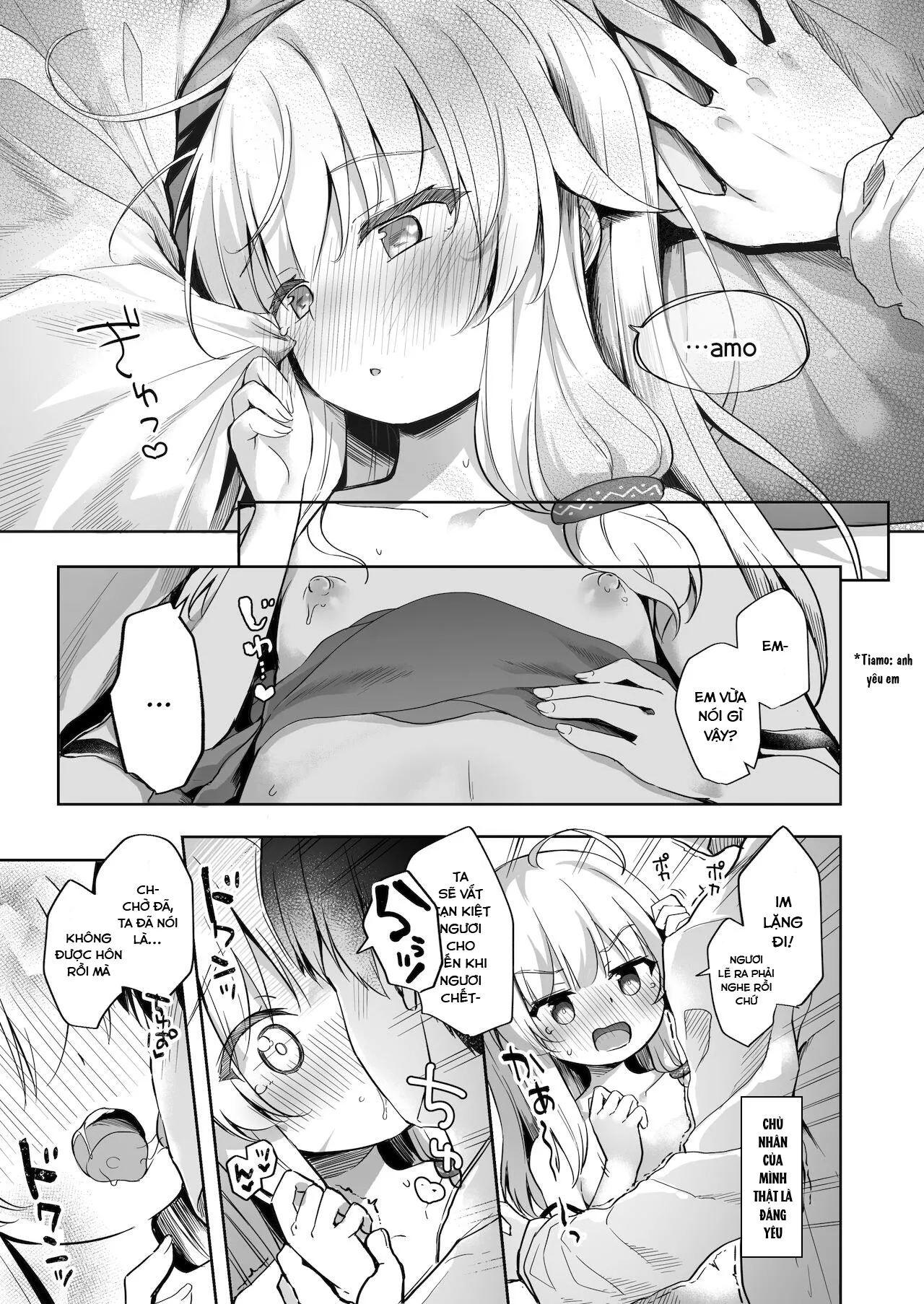 HentaiVN.net - Ảnh 25 - Spun Around by the Sweet Witch [Ama Iro Aruji ni Tsumugarete] - Oneshot.
