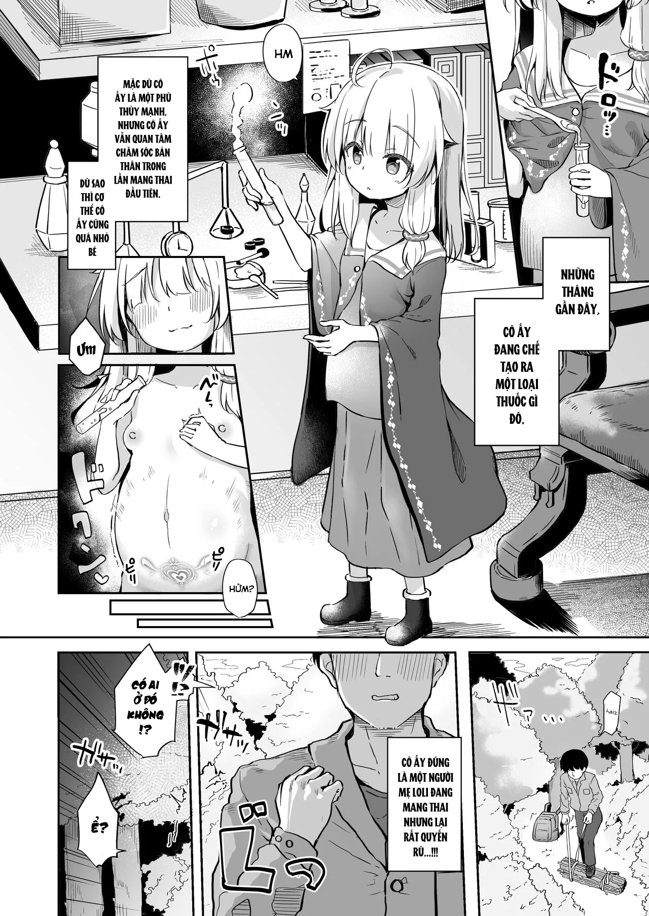 HentaiVN.net - Ảnh 6 - Spun Around by the Sweet Witch [Ama Iro Aruji ni Tsumugarete] - Oneshot.