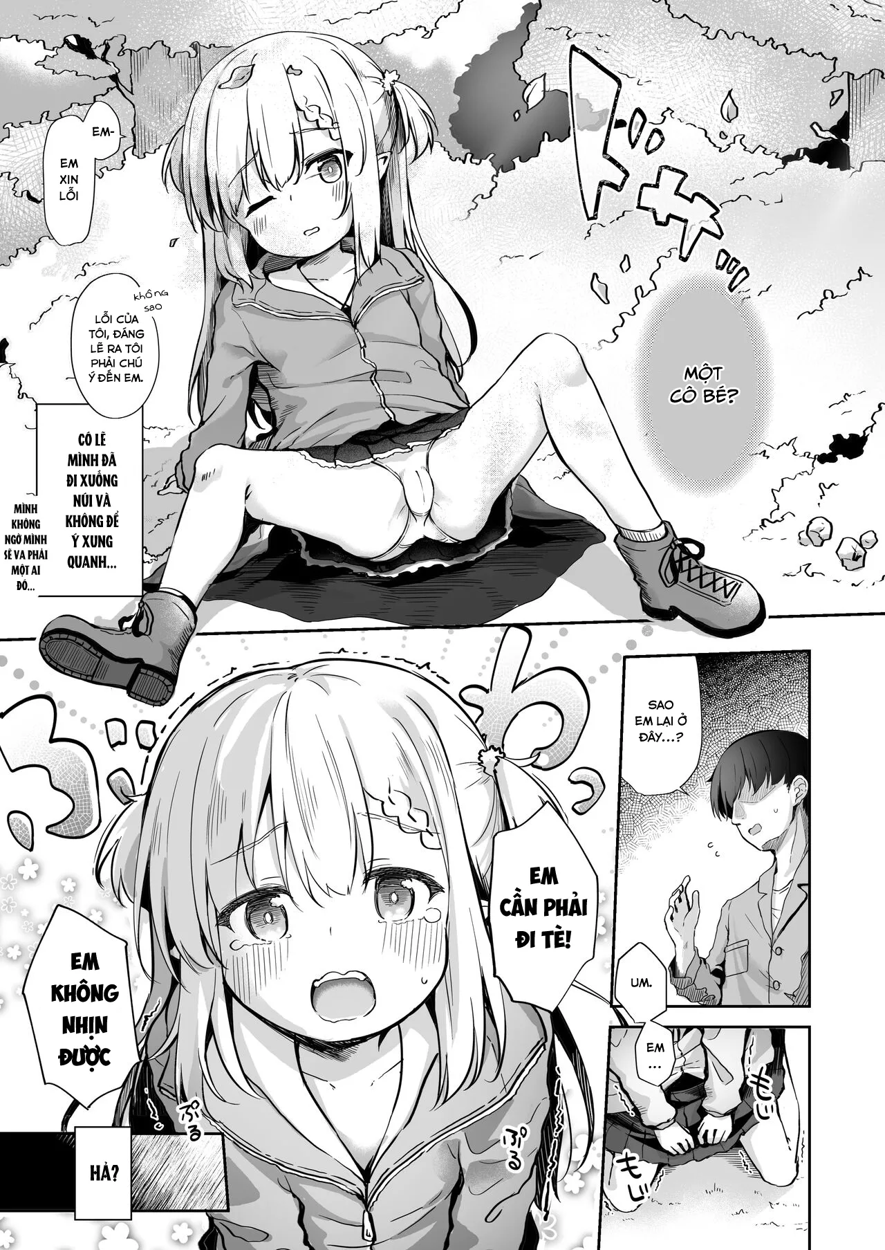 HentaiVN.net - Ảnh 7 - Spun Around by the Sweet Witch [Ama Iro Aruji ni Tsumugarete] - Oneshot.